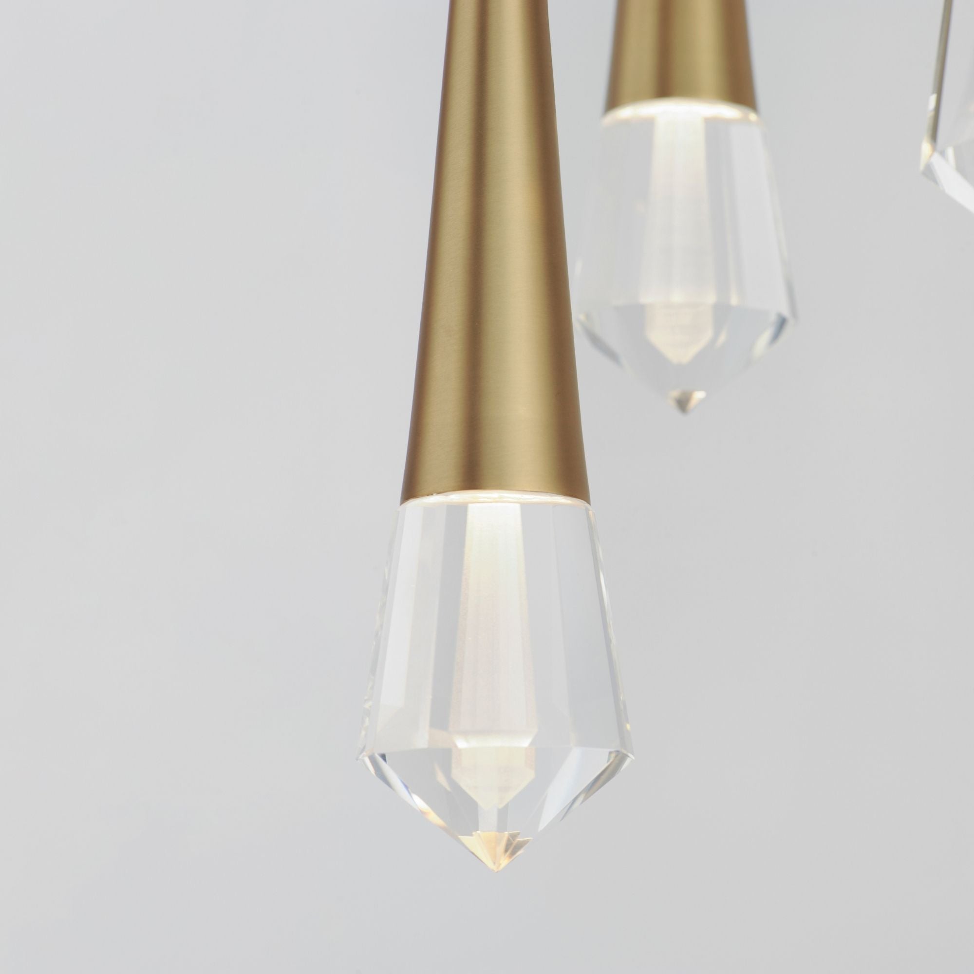Pierce 19" 9-Light LED Pendant, Gold Finish