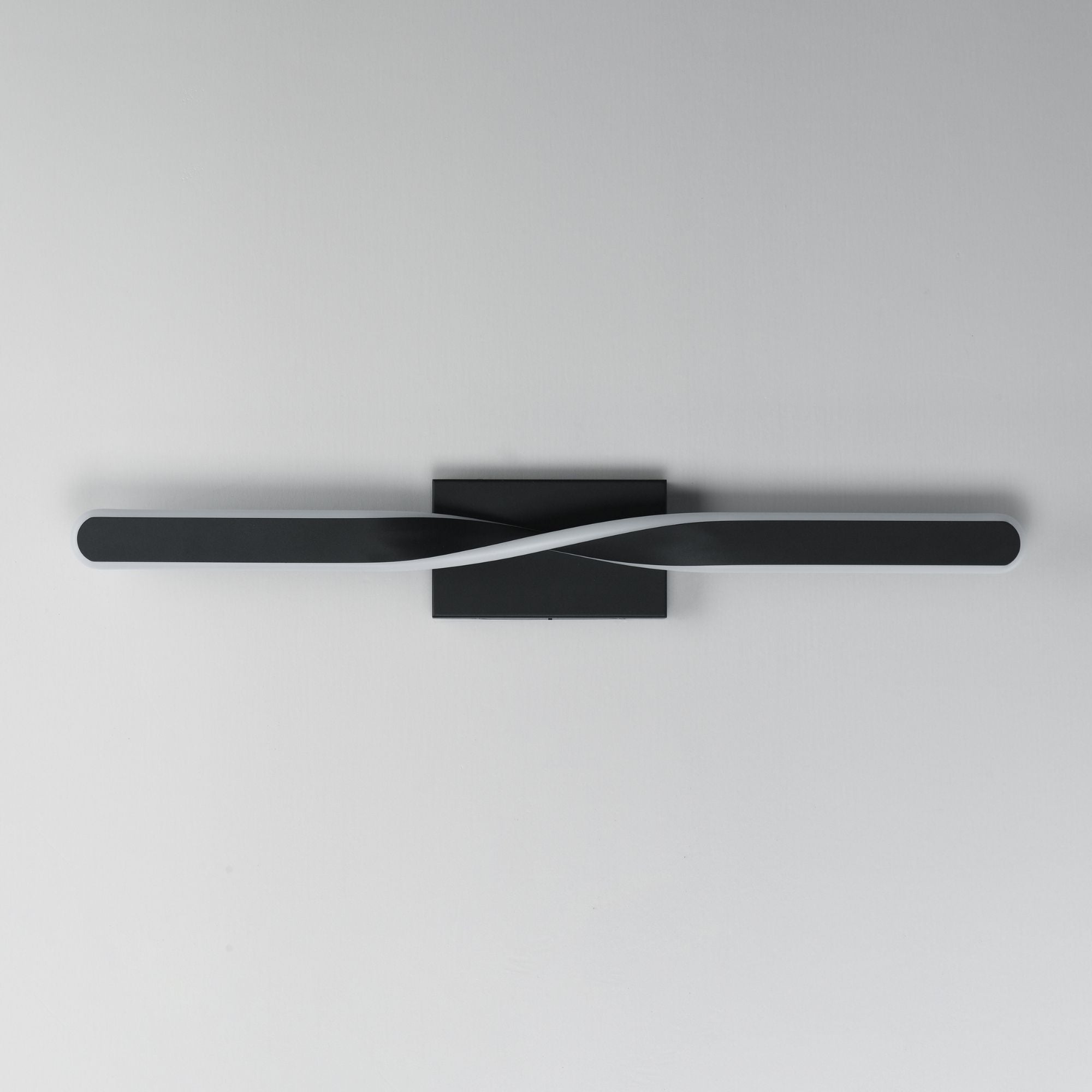 Pirouette 32" LED Bath Vanity, Black Finish