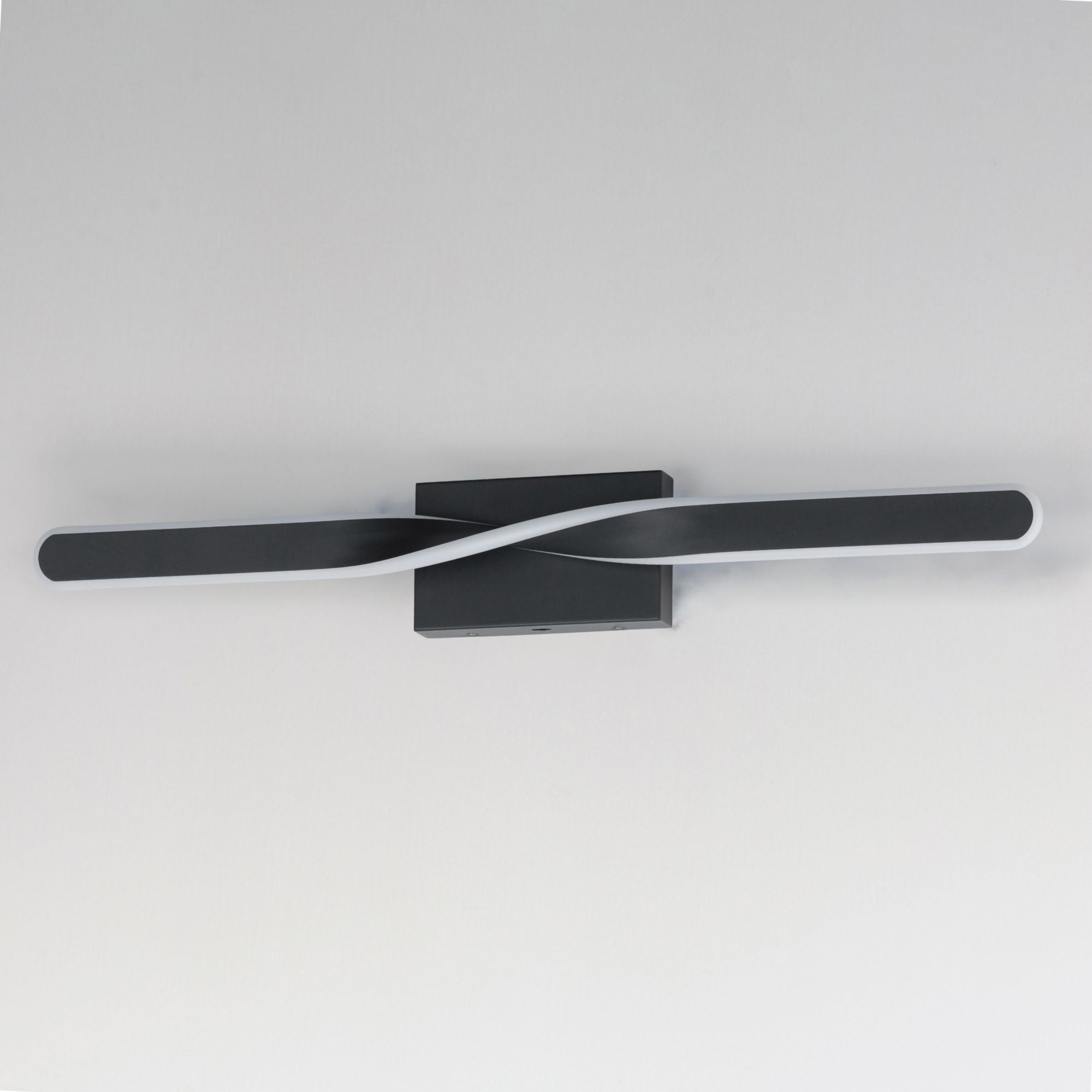 Pirouette 32" LED Bath Vanity, Black Finish