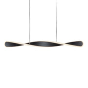 ET2 Lighting - Pirouette 40" Linear LED Pendant, Black Finish | Bees Lighting