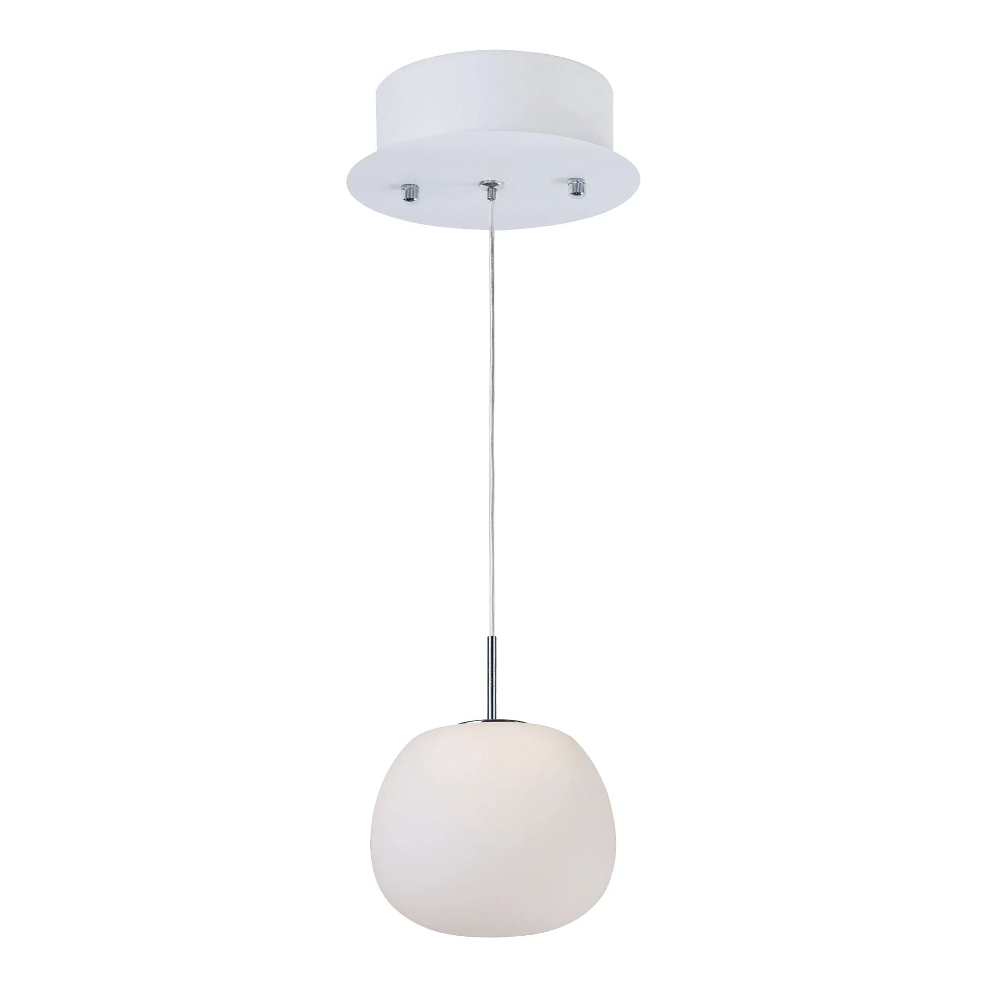 ET2 Lighting - Puffs 6" LED Pendant, White Finish | Bees Lighting