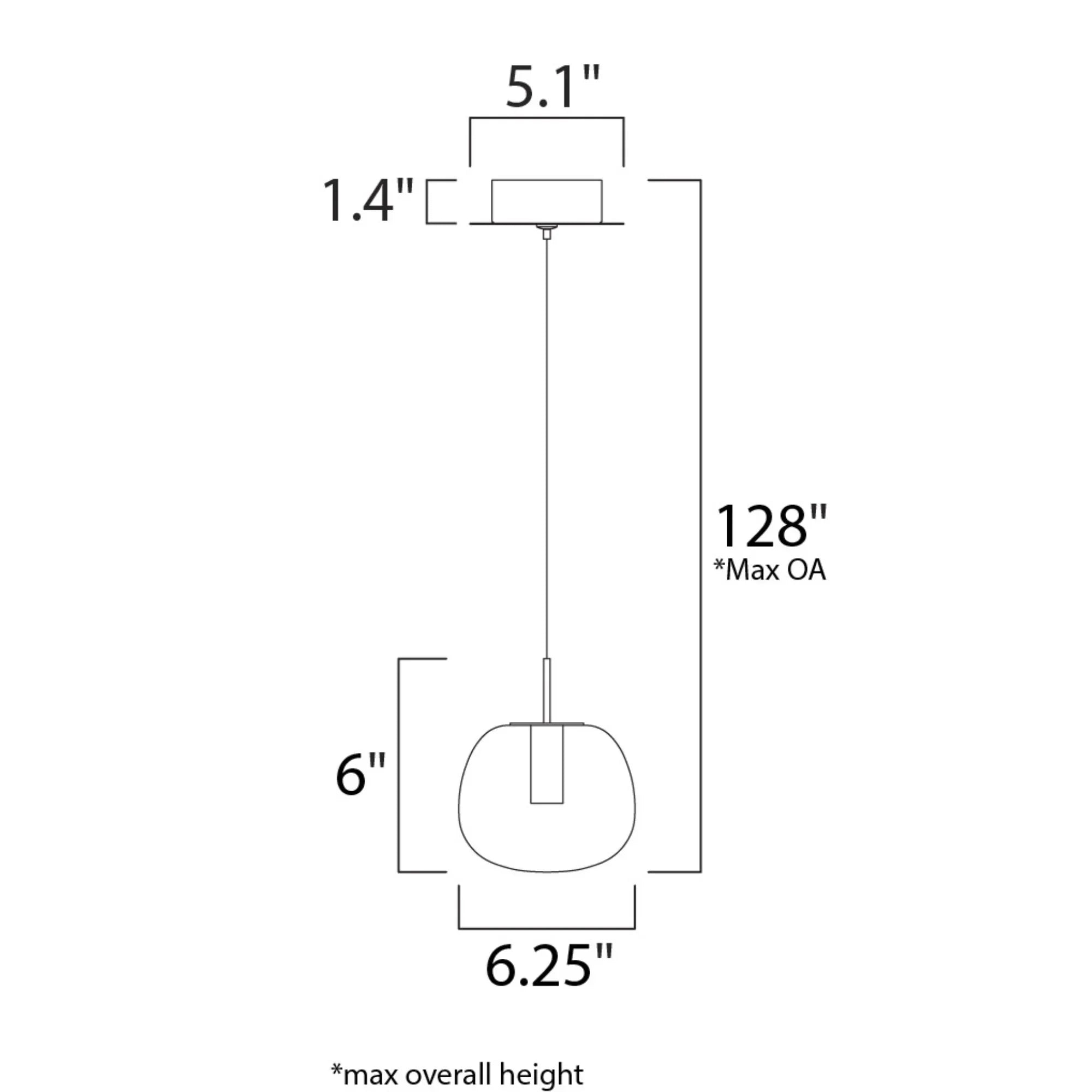 ET2 Lighting - Puffs 6" LED Pendant, White Finish | Bees Lighting