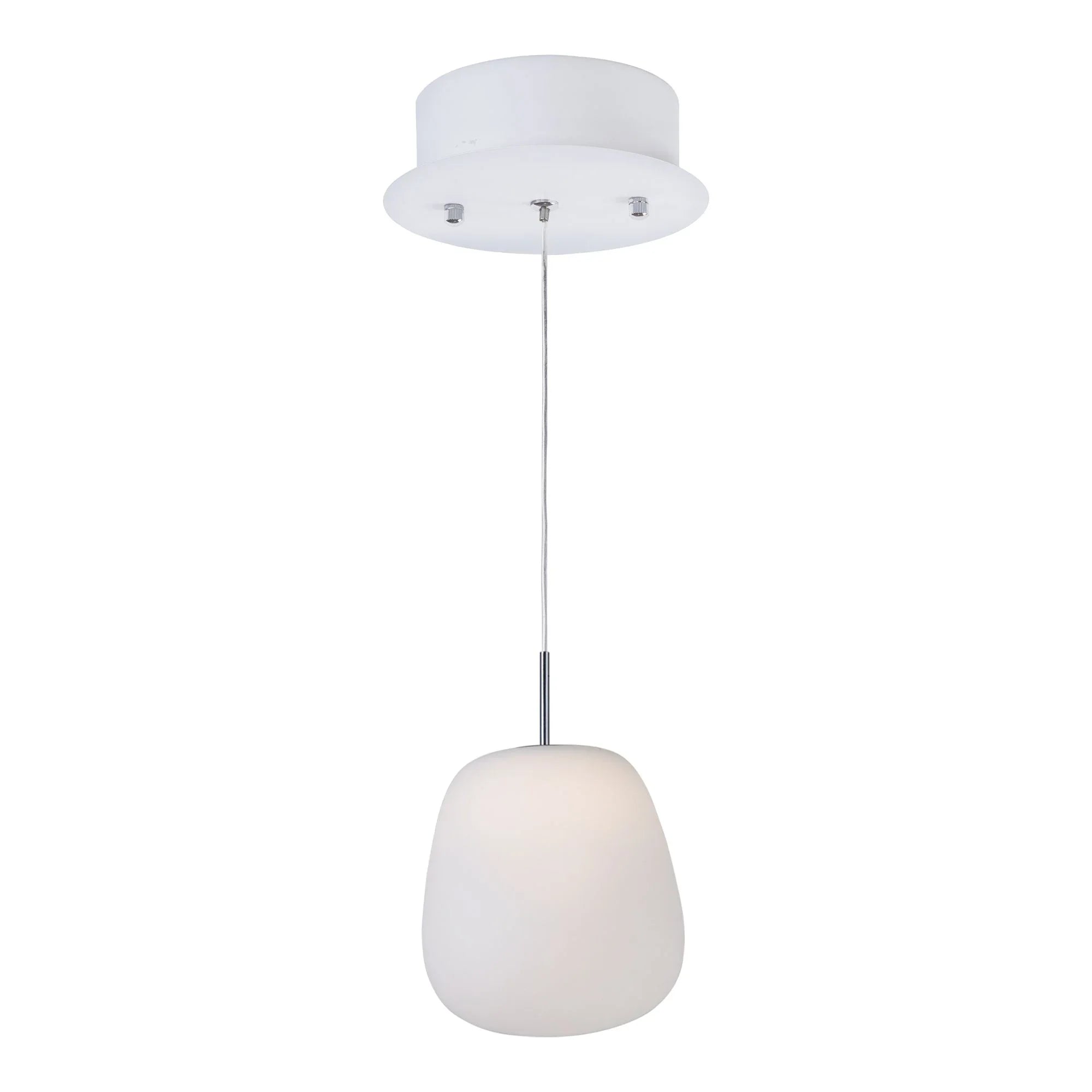ET2 Lighting - Puffs 8" LED Pendant, White Finish | Bees Lighting