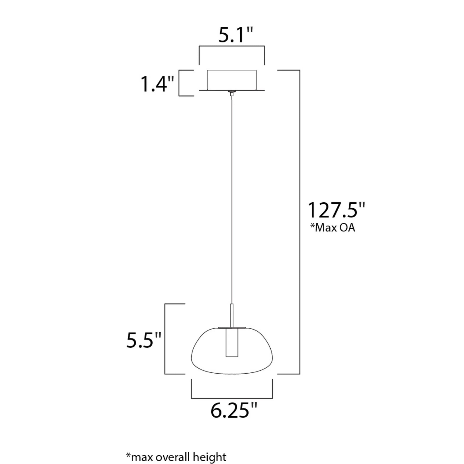 ET2 Lighting - Puffs 5" LED Pendant, White Finish | Bees Lighting