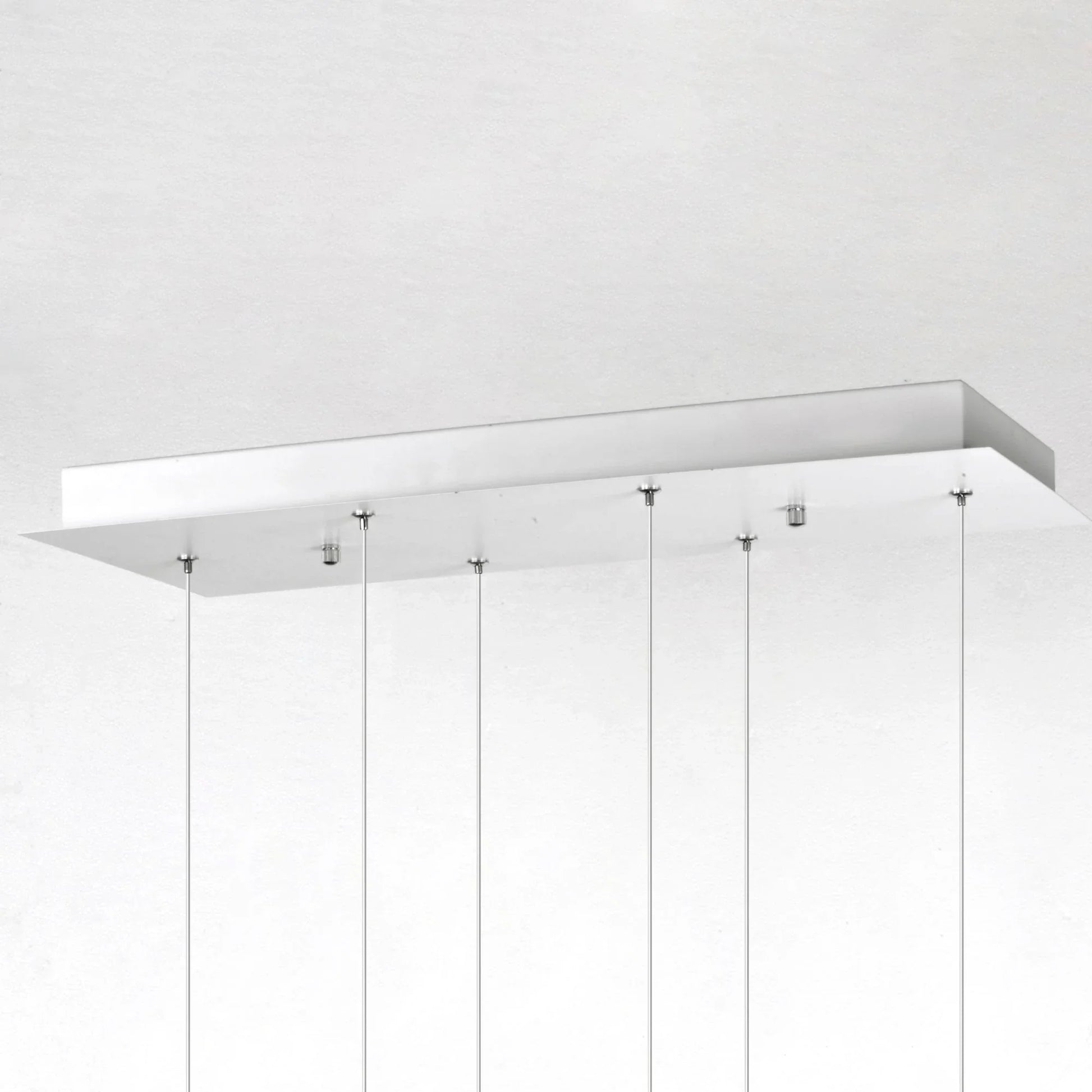 ET2 Lighting - Puffs 26" 6-Light Linear LED Pendant, White Finish | Bees Lighting