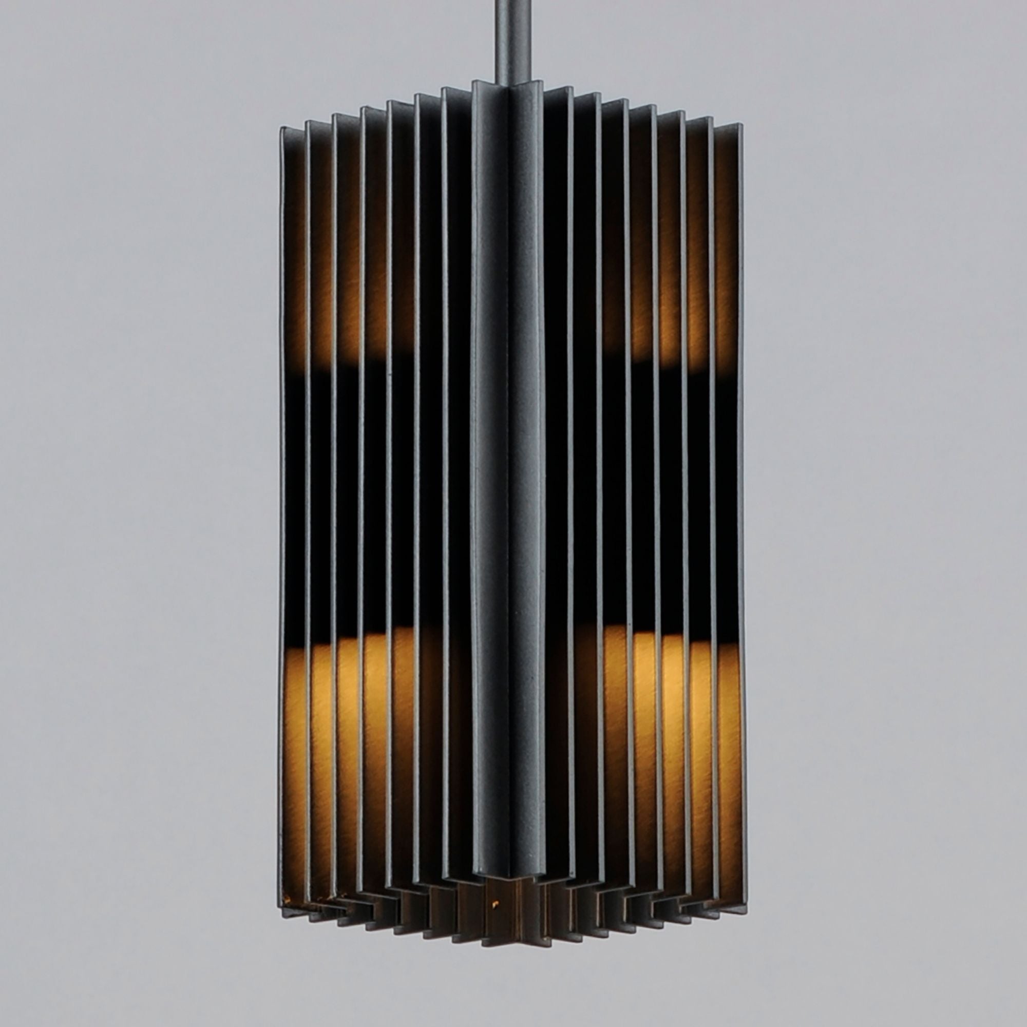 ET2 Lighting - Rampart 12" LED Outdoor Pendant, Black Finish | Bees Lighting
