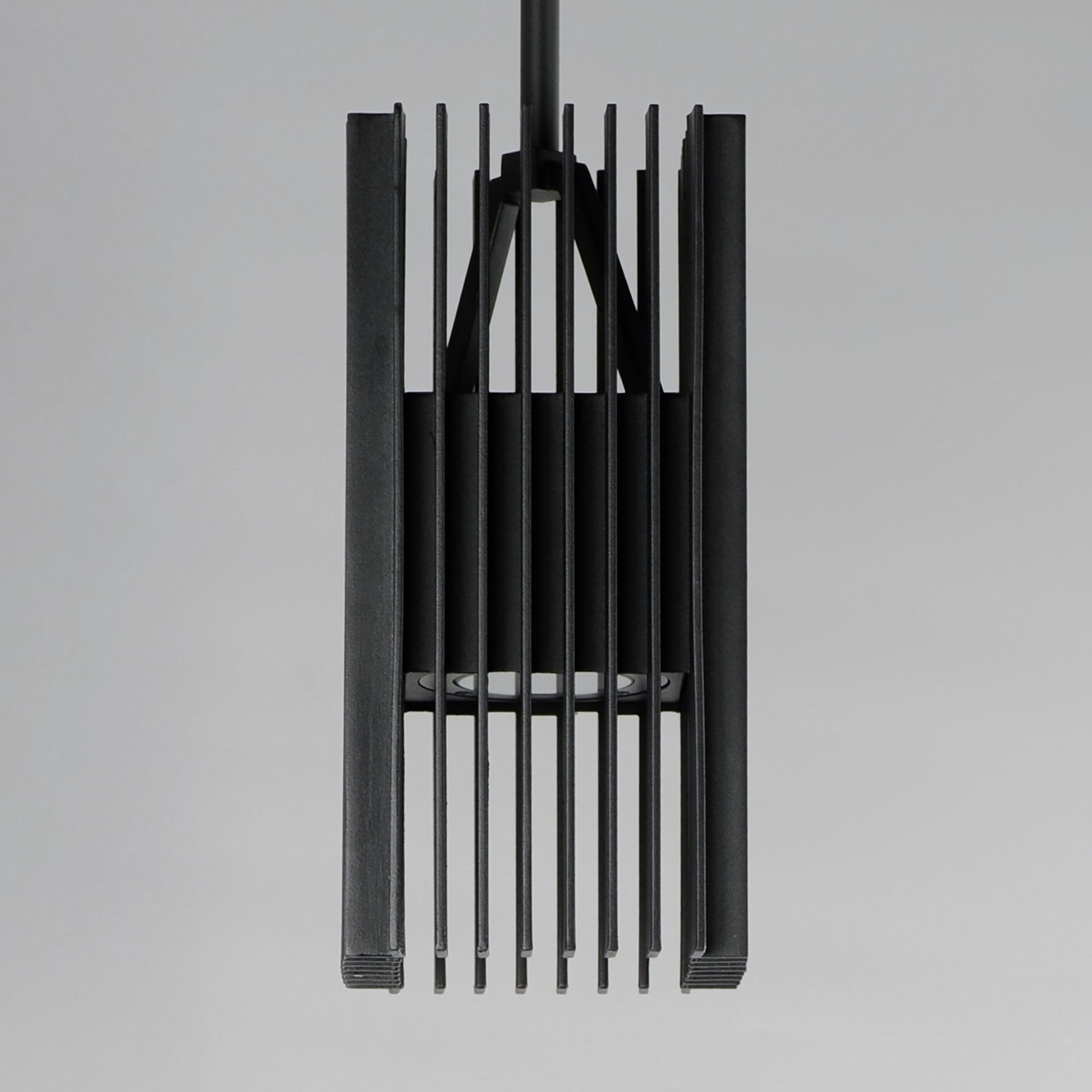 ET2 Lighting - Rampart 12" LED Outdoor Pendant, Black Finish | Bees Lighting