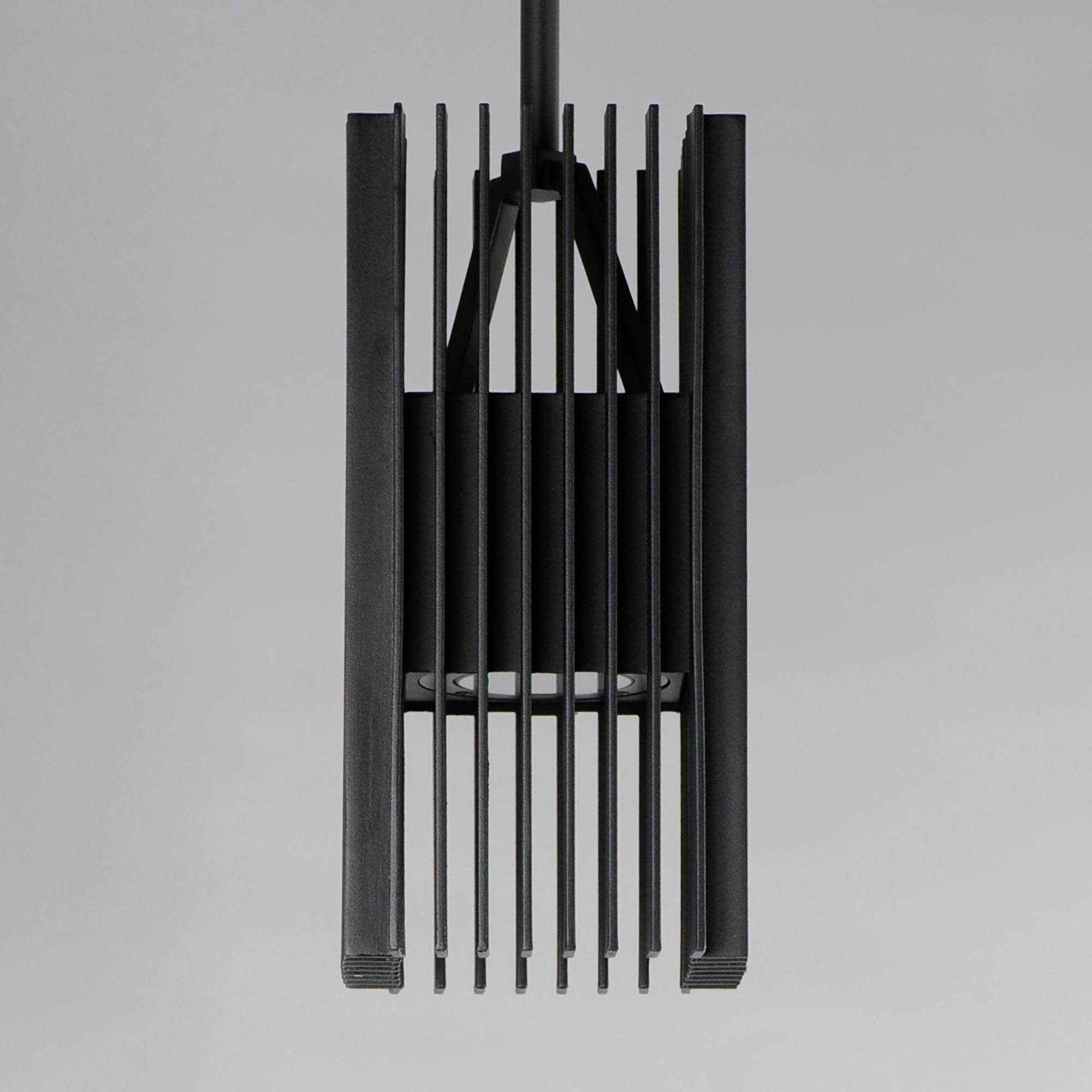 ET2 Lighting - Rampart 12" LED Outdoor Pendant, Black Finish | Bees Lighting