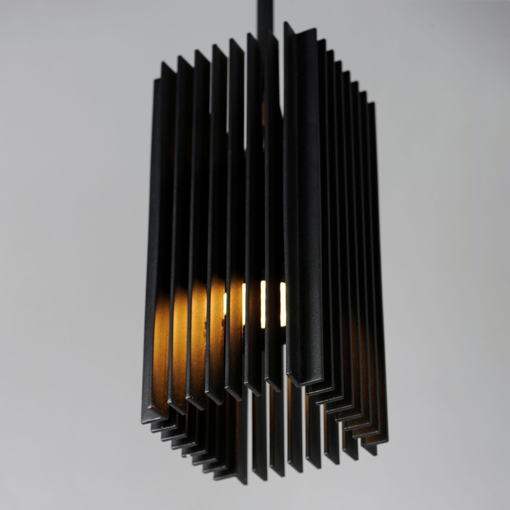 ET2 Lighting - Rampart 12" LED Outdoor Pendant, Black Finish | Bees Lighting