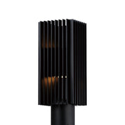 ET2 Lighting - Rampart 15" LED Outdoor Post Light, Black Finish | Bees Lighting