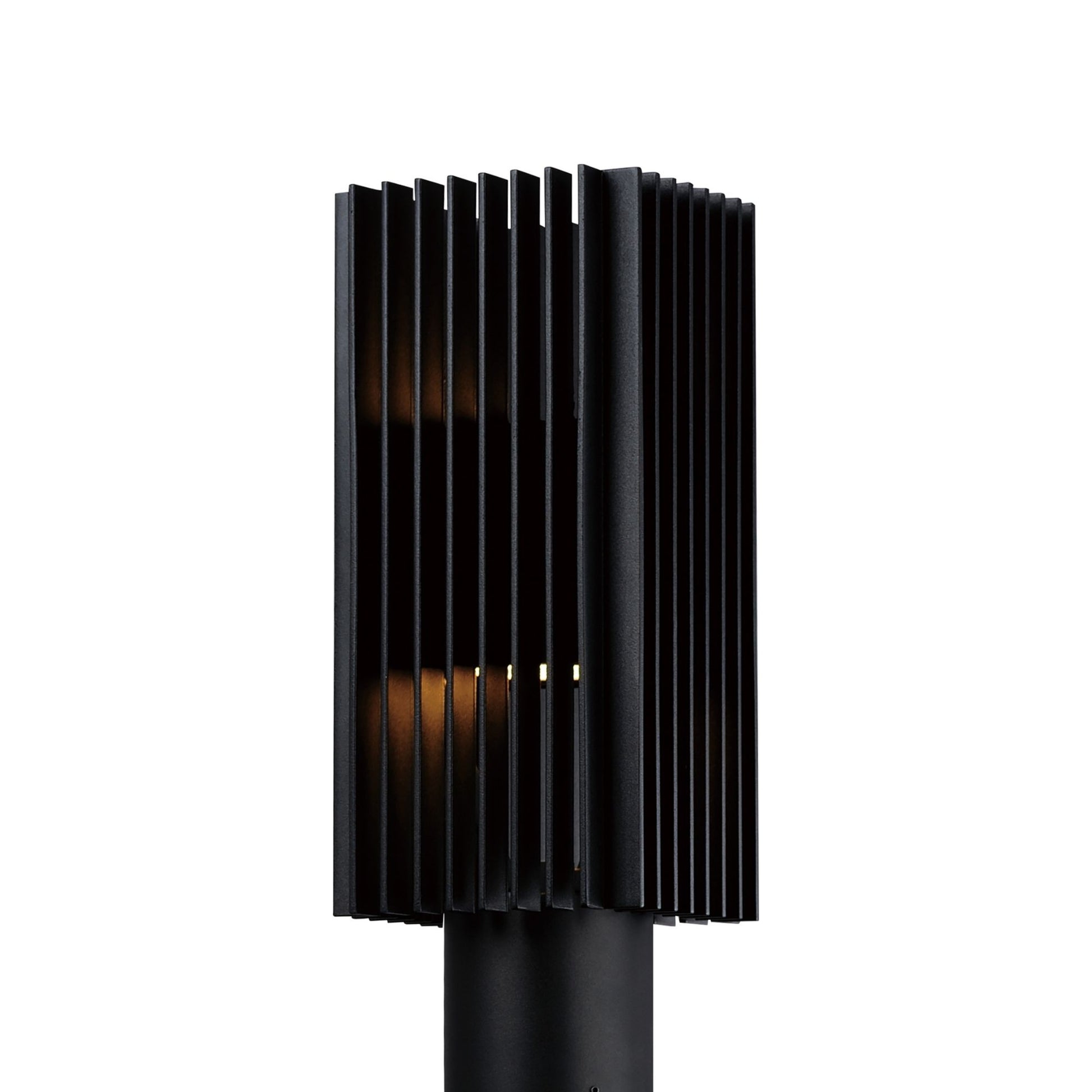 ET2 Lighting - Rampart 15" LED Outdoor Post Light, Black Finish | Bees Lighting