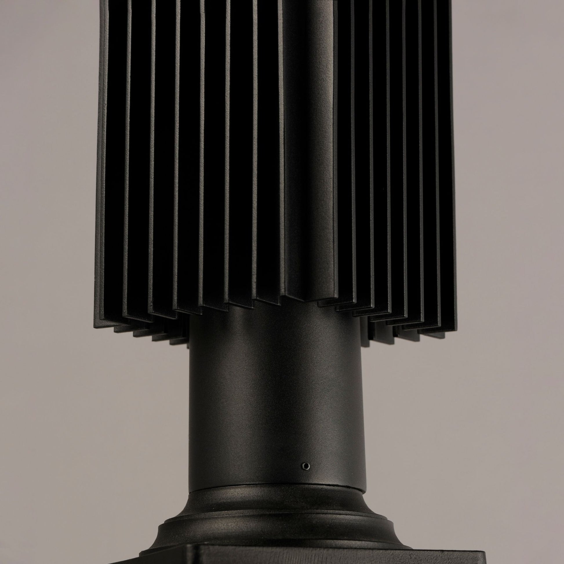 ET2 Lighting - Rampart 15" LED Outdoor Post Light, Black Finish | Bees Lighting