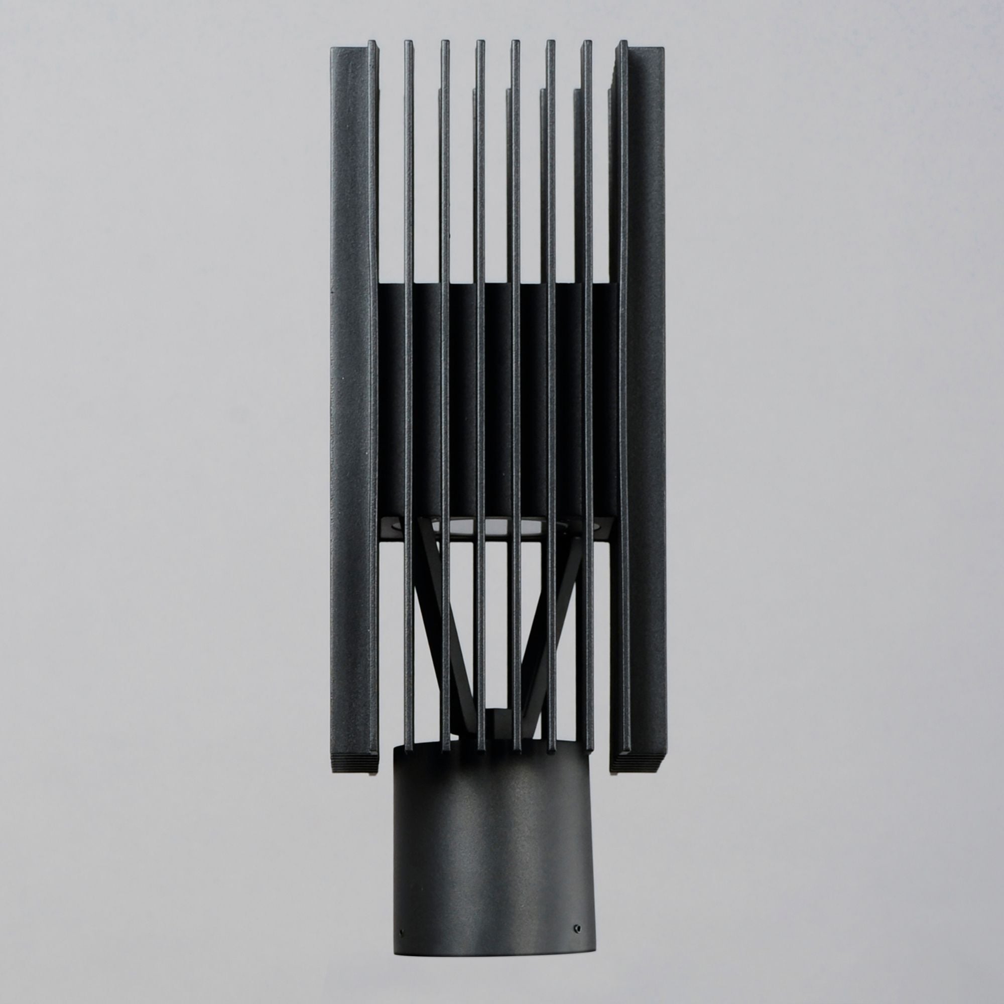 ET2 Lighting - Rampart 15" LED Outdoor Post Light, Black Finish | Bees Lighting