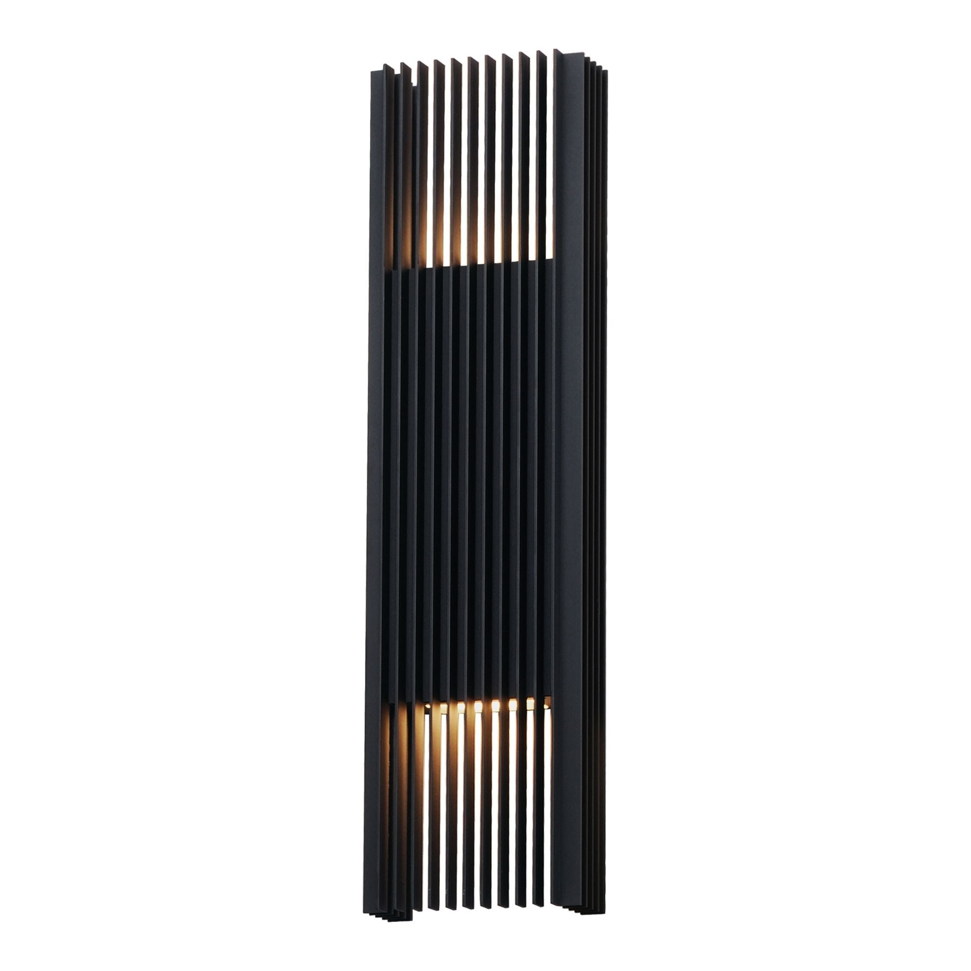 Rampart 30" XL LED Outdoor Wall Sconce, Black Finish