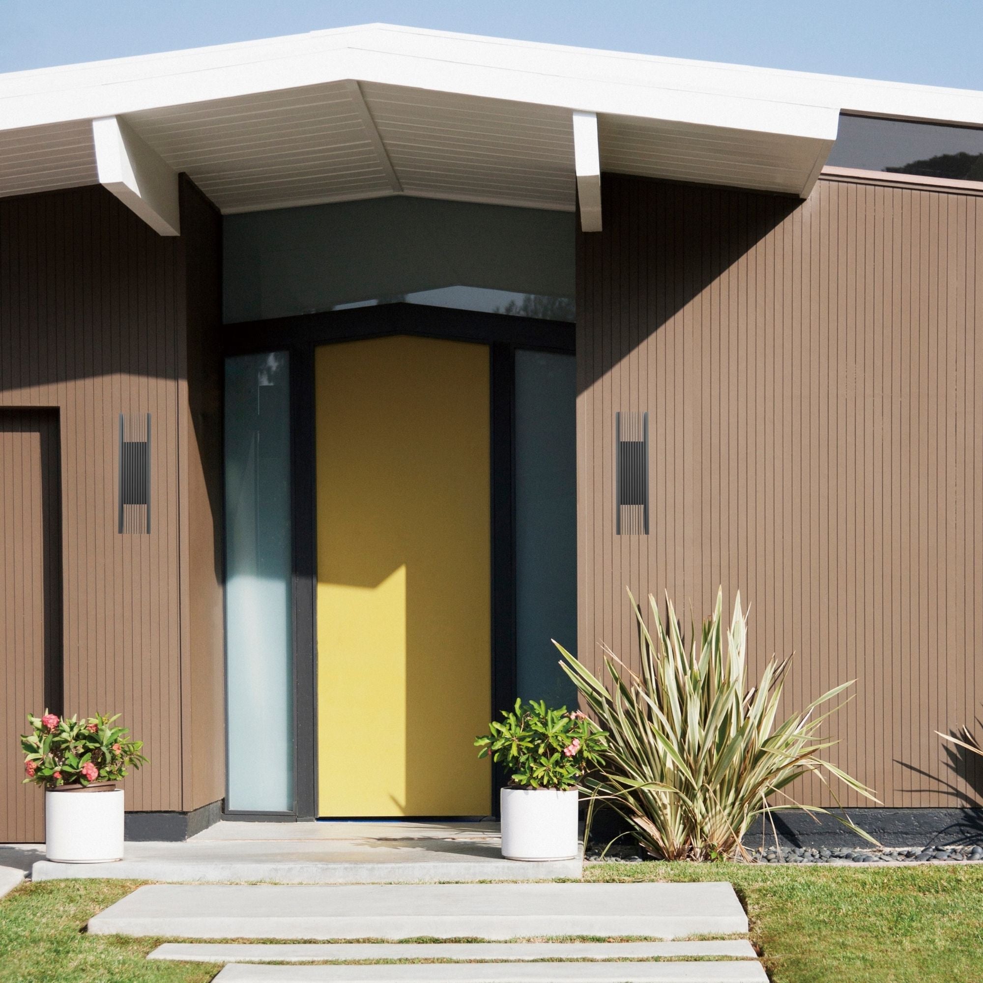 Rampart 30" XL LED Outdoor Wall Sconce, Black Finish