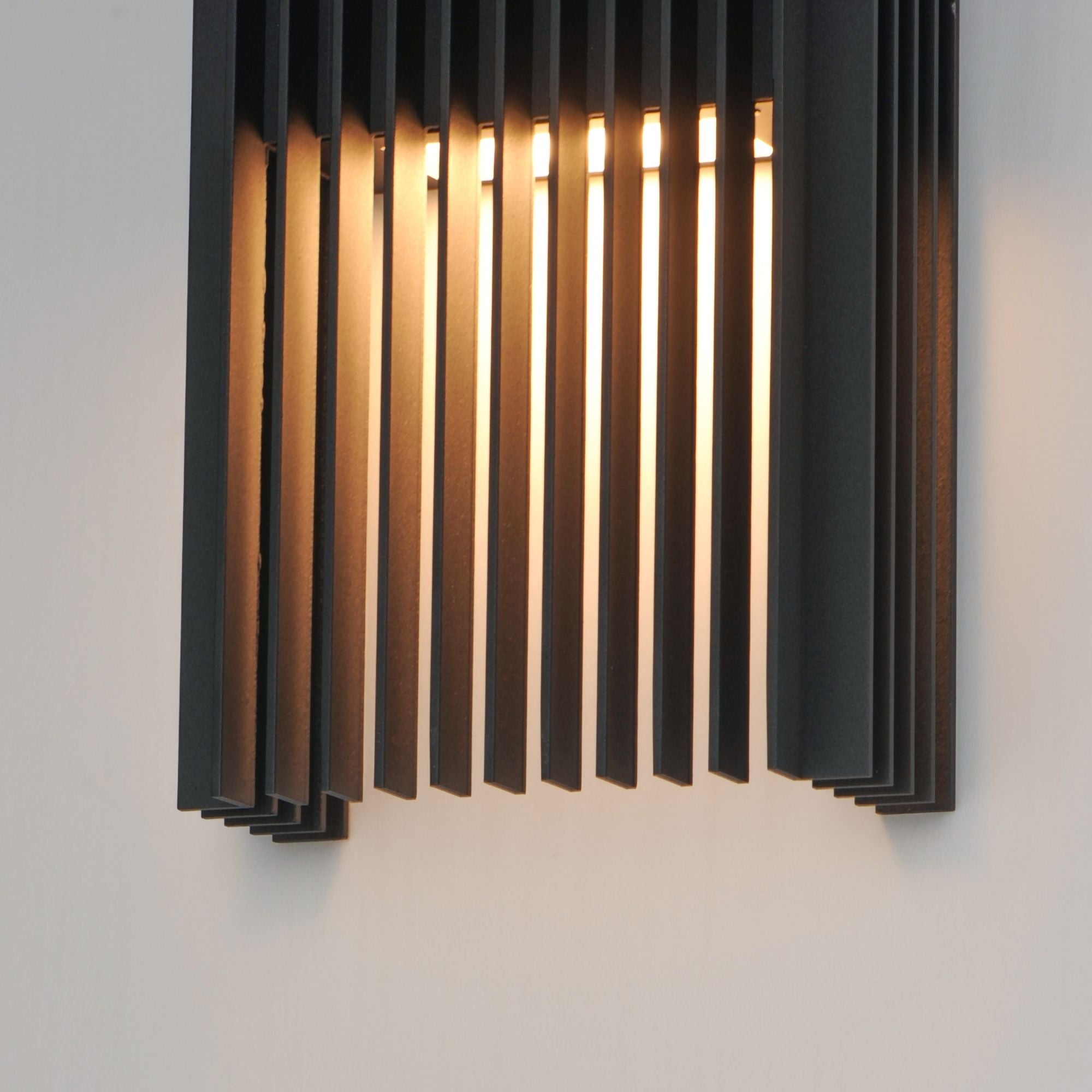 Rampart 30" XL LED Outdoor Wall Sconce, Black Finish