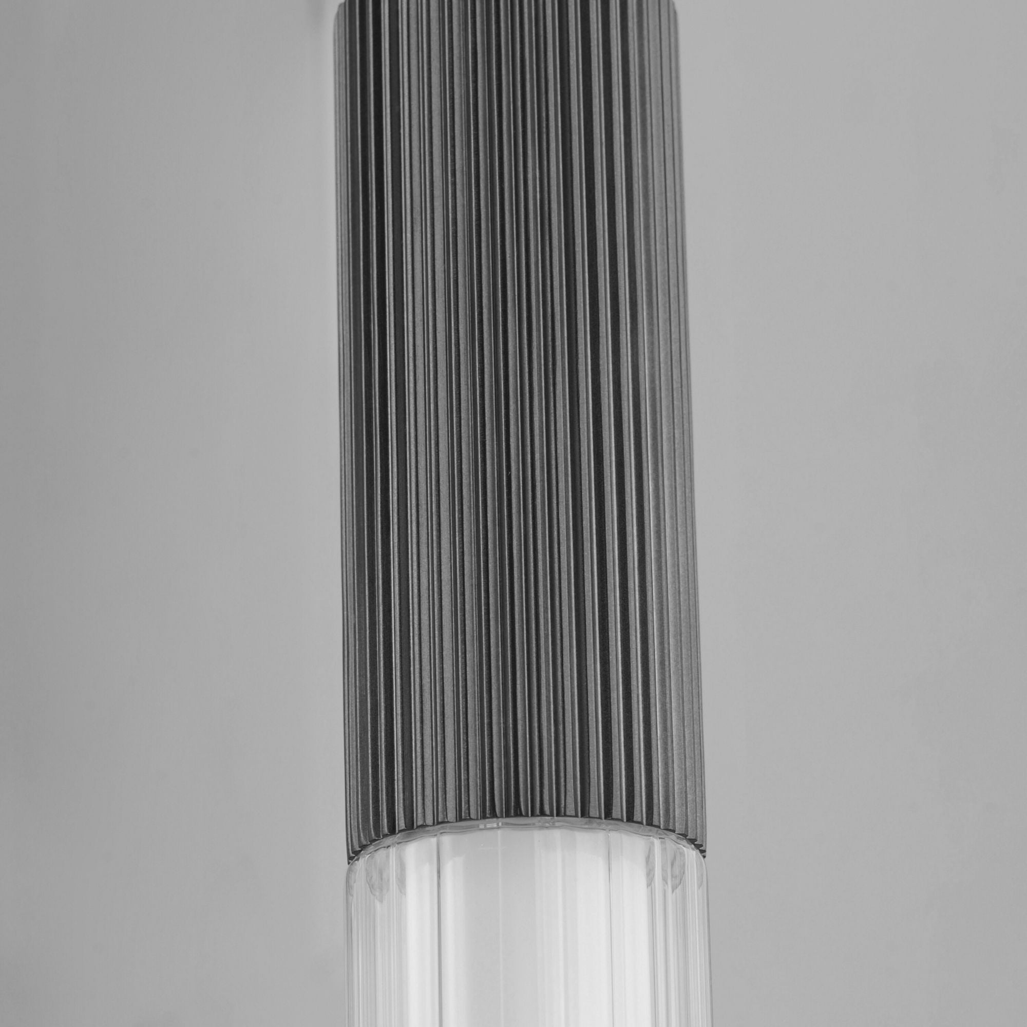 Reeds Cable Mini LED Pendant, Black Finish