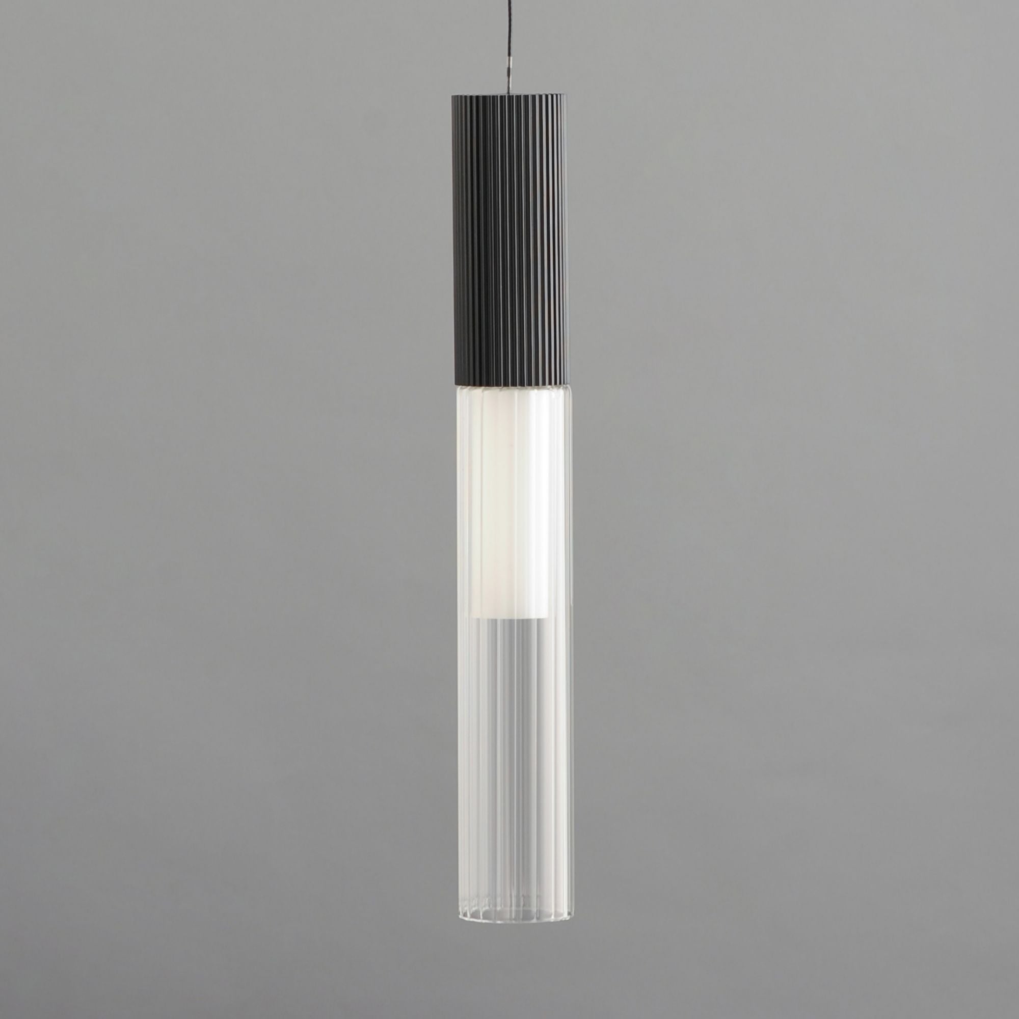 Reeds Cable Mini LED Pendant, Black Finish
