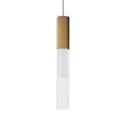 Reeds Cable Mini LED Pendant, Gold Finish