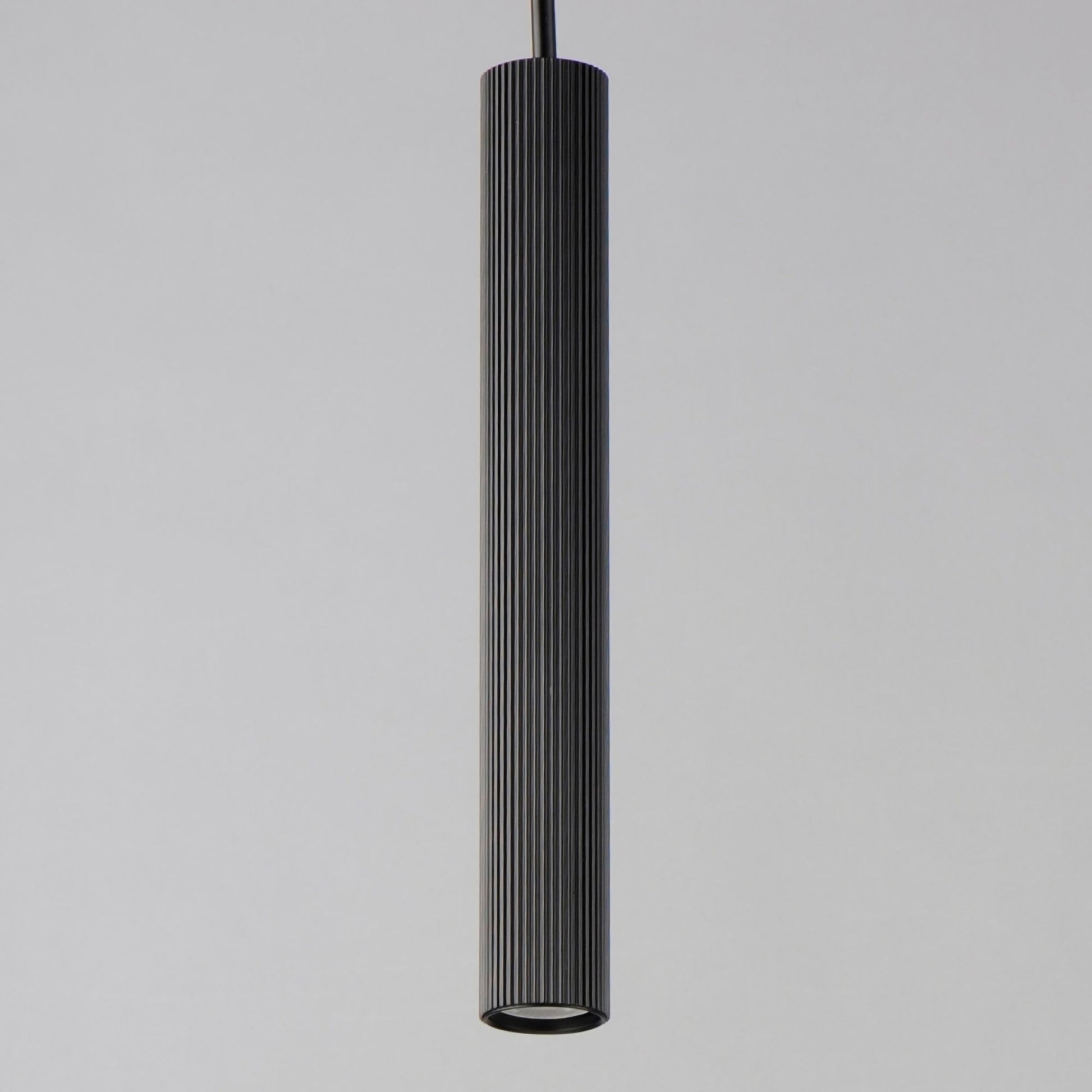 ET2 Lighting - Reeds Stem Hung Mini LED Pendant, Black Finish | Bees Lighting