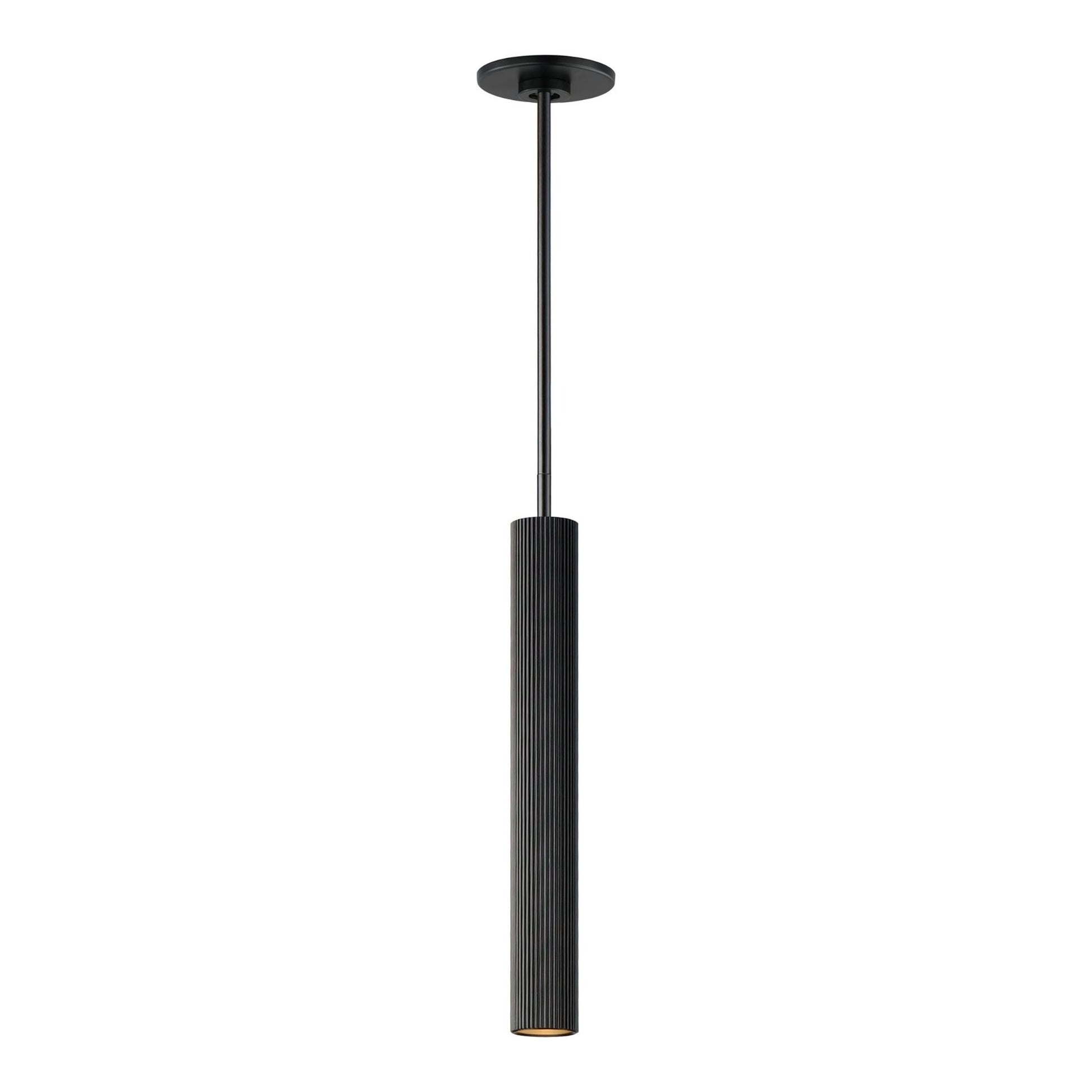 ET2 Lighting - Reeds Stem Hung Mini LED Pendant, Black Finish | Bees Lighting