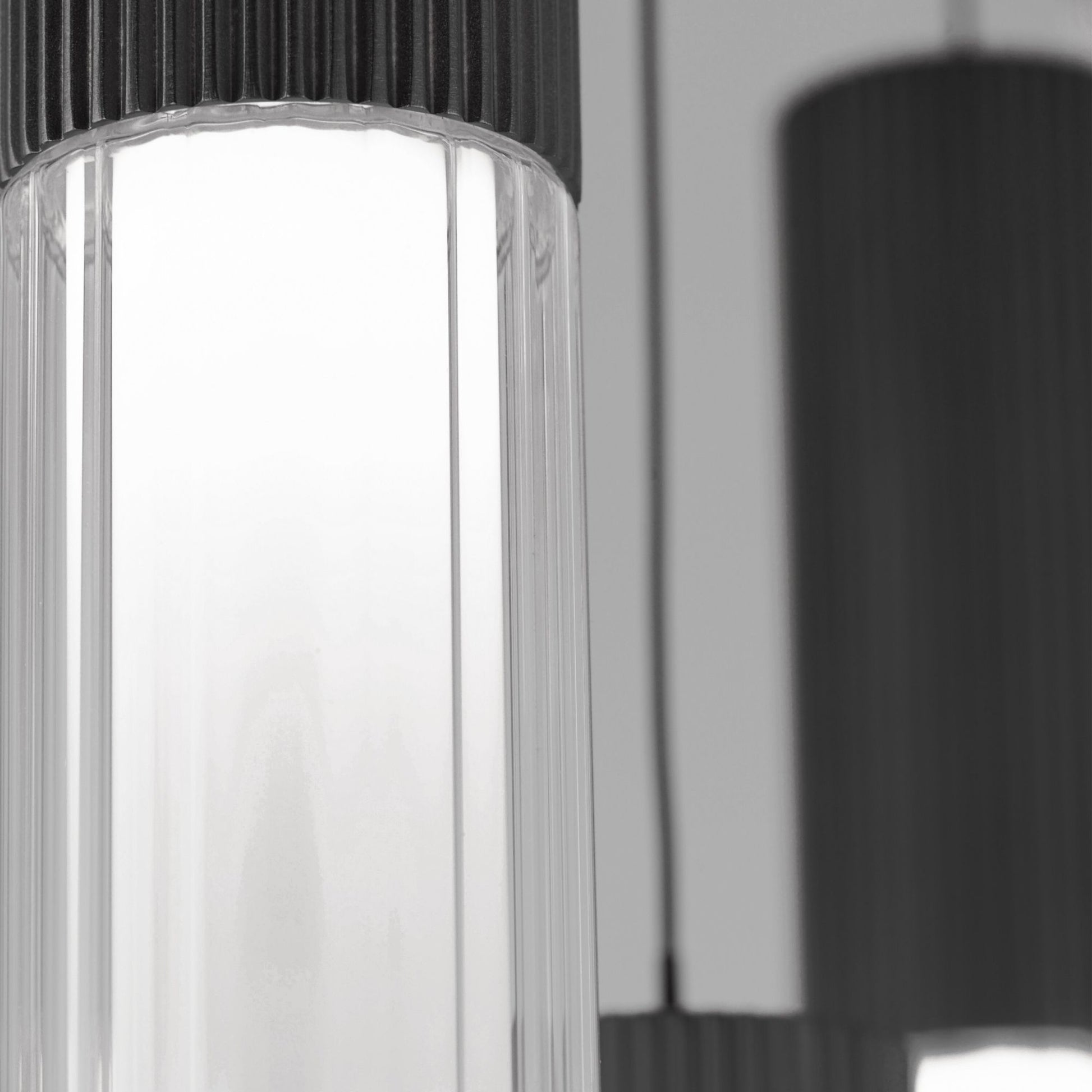 ET2 Lighting - Reeds 12" 3-Light LED Pendant, Black Finish | Bees Lighting