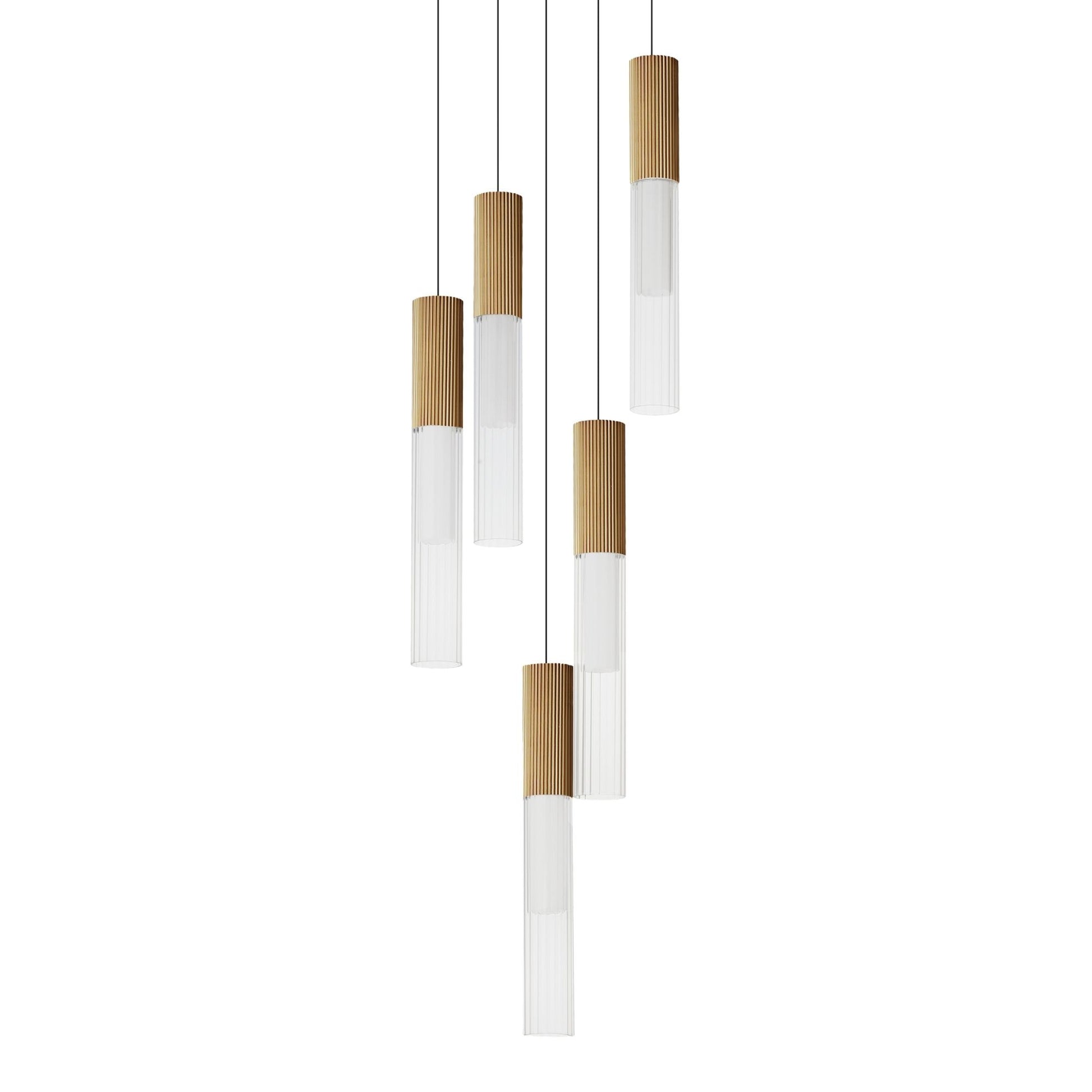 ET2 Lighting - Reeds Multi-Light LED Pendant | Bees Lighting