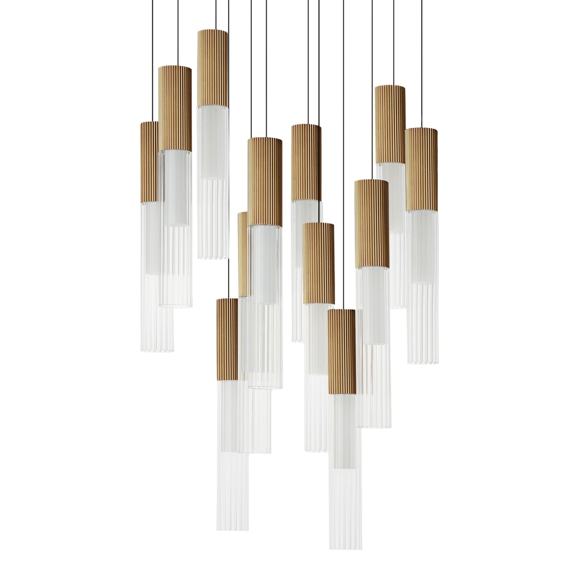 ET2 Lighting - Reeds Multi-Light LED Pendant | Bees Lighting