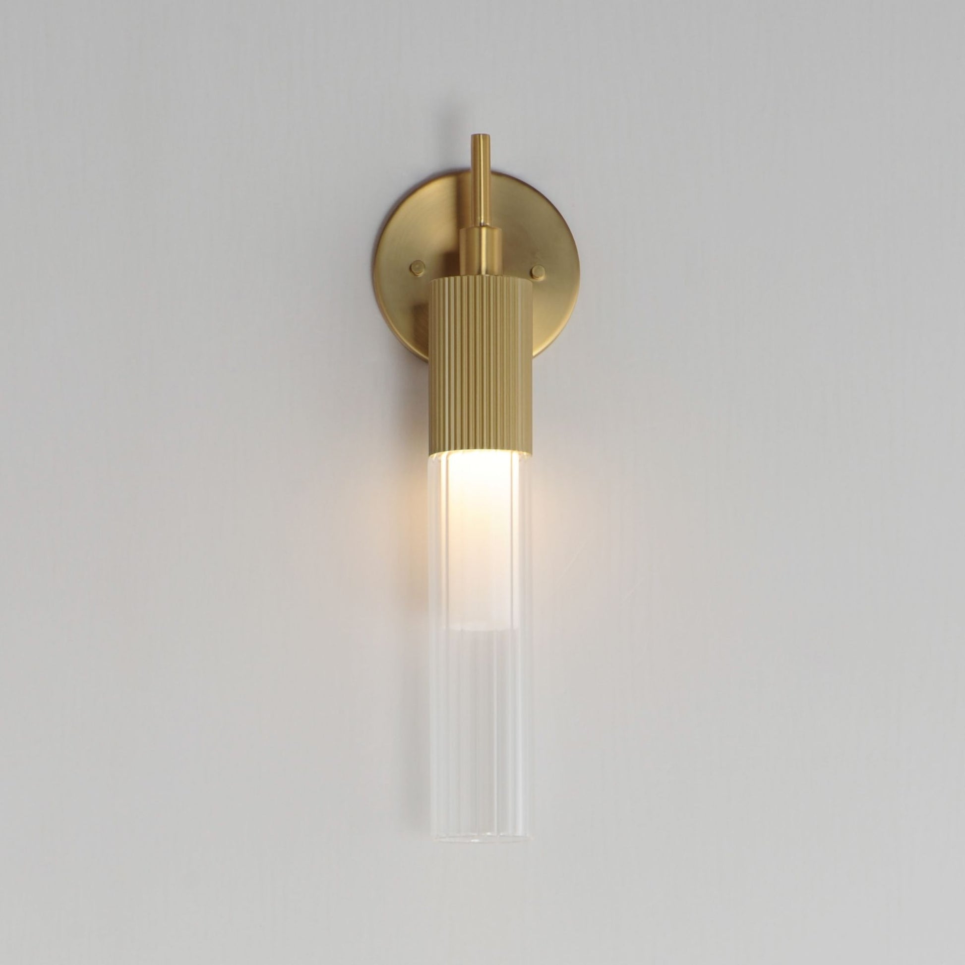 ET2 Lighting - Reeds 16" LED Wall Sconce, Gold Finish | Bees Lighting