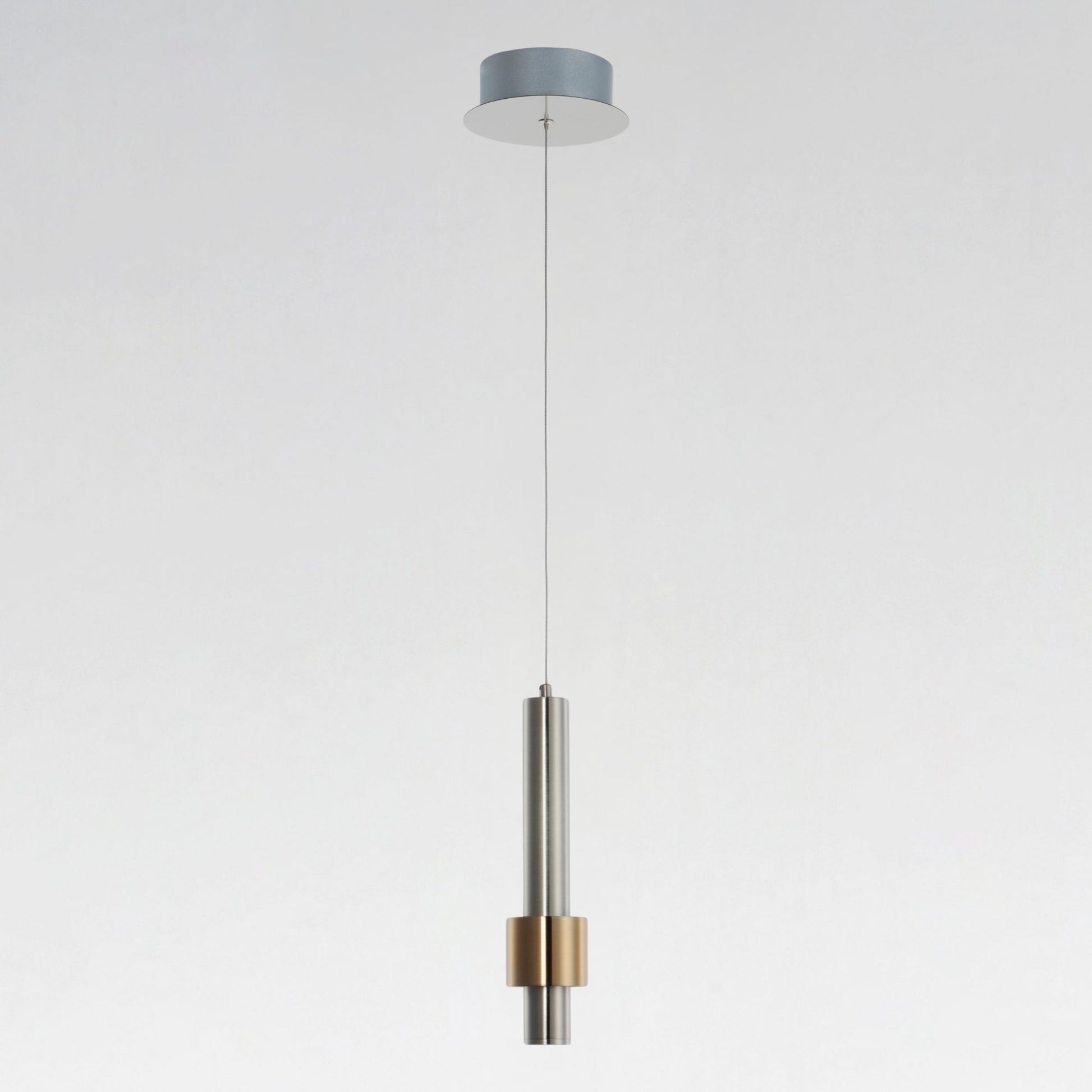 ET2 Lighting - Reveal LED Mini Pendant, Satin Nickel & Satin Brass Finish | Bees Lighting
