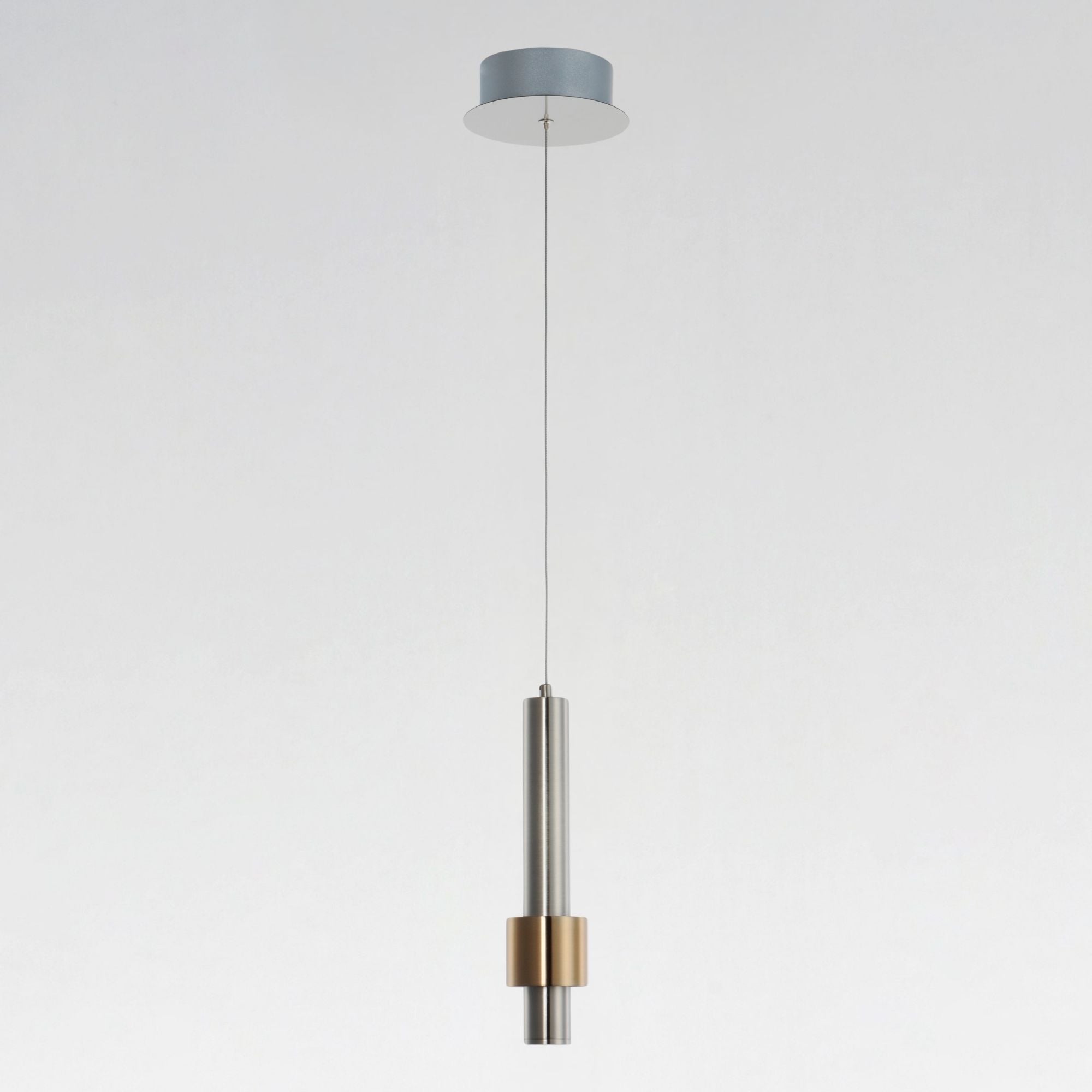 ET2 Lighting - Reveal LED Mini Pendant, Satin Nickel & Satin Brass Finish | Bees Lighting