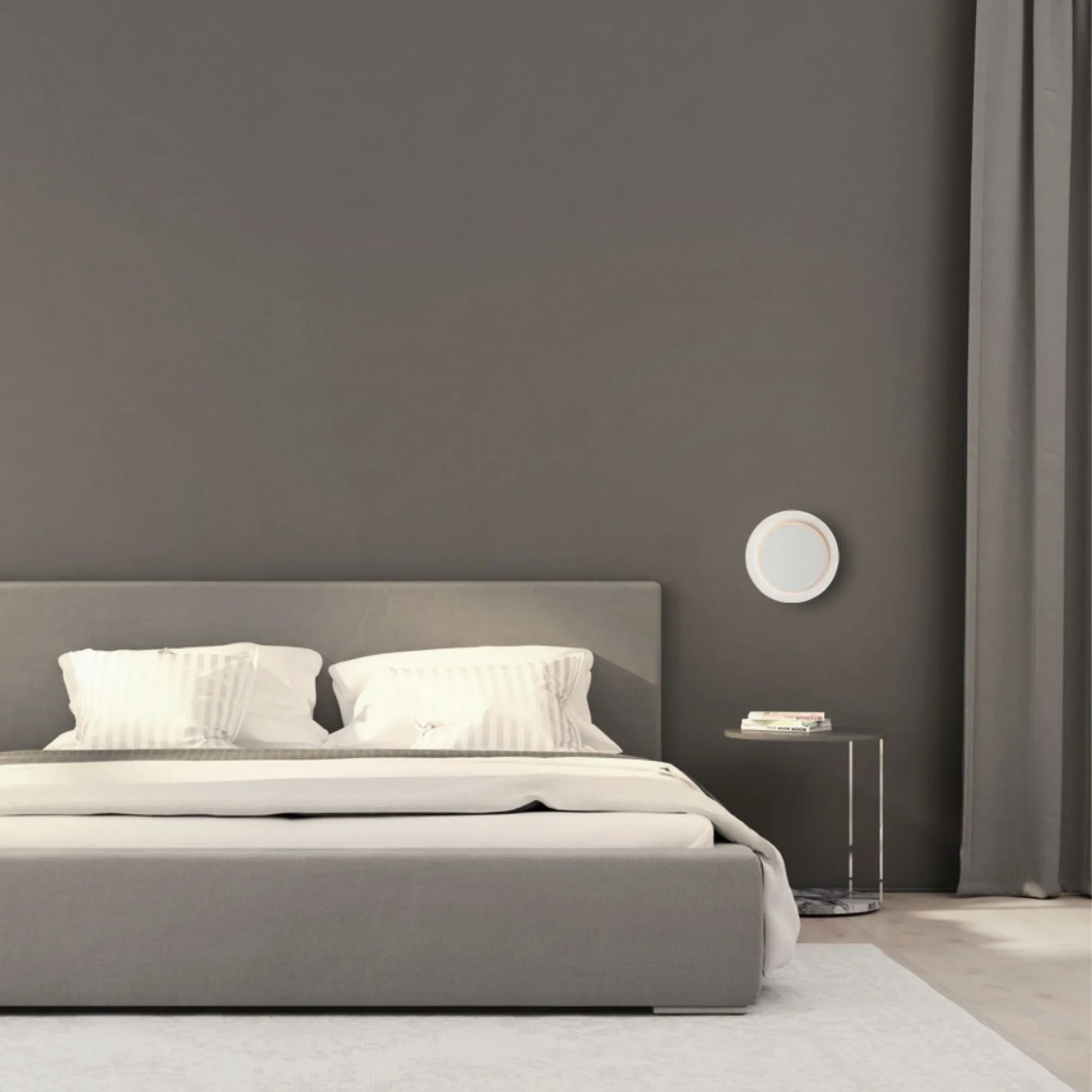 ET2 Lighting - Revolver 10" LED Flush Mount/Wall Sconce, Matte White Finish | Bees Lighting