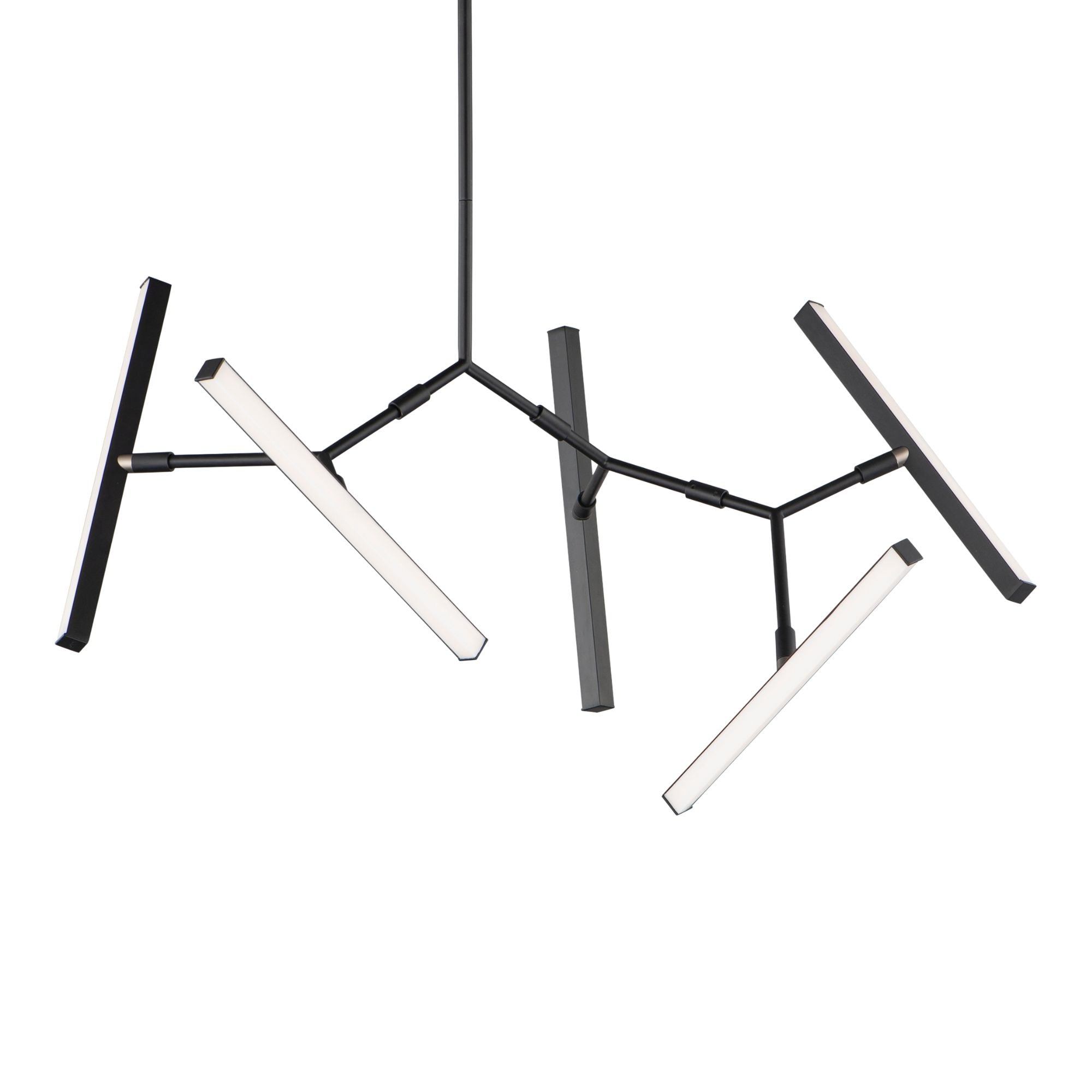 Robotica 37" 5-Light LED Pendant, Black Finish