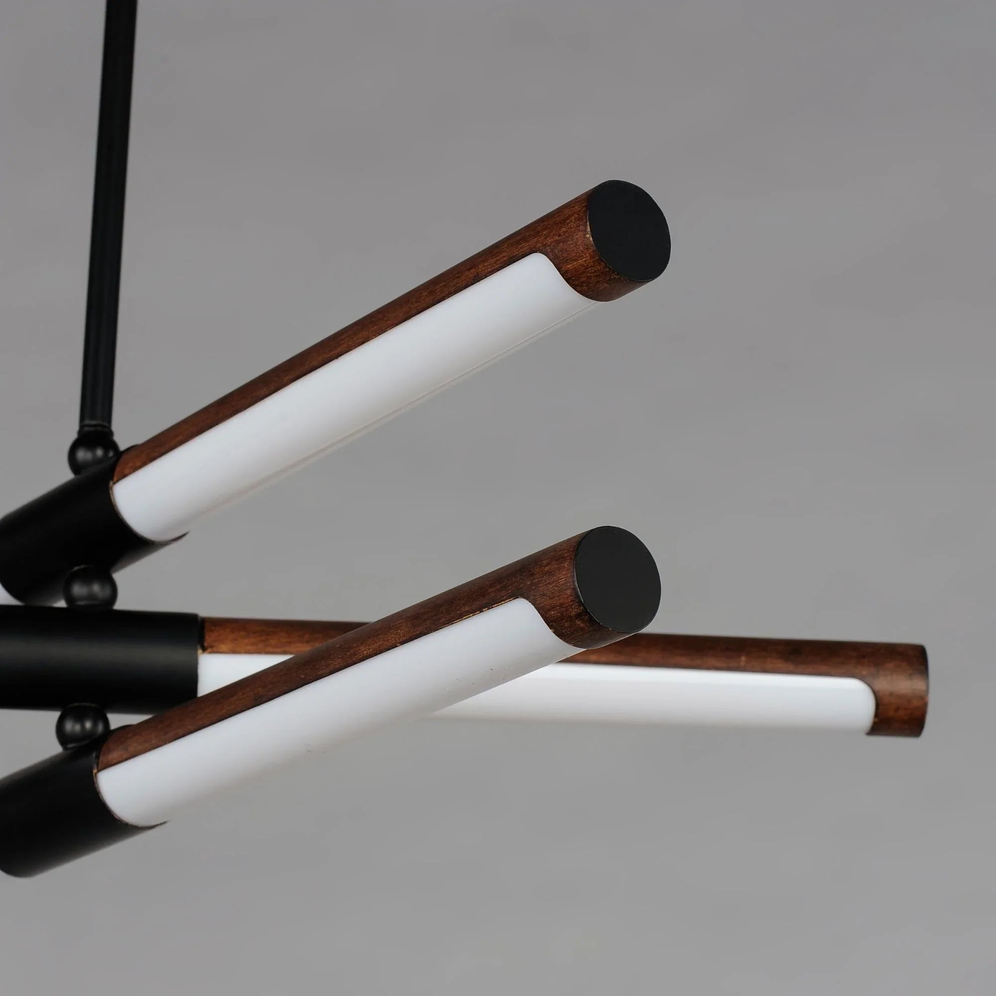 ET2 E24943-APBK Rollo Pendant | Antique Pecan & Black – Bees Lighting