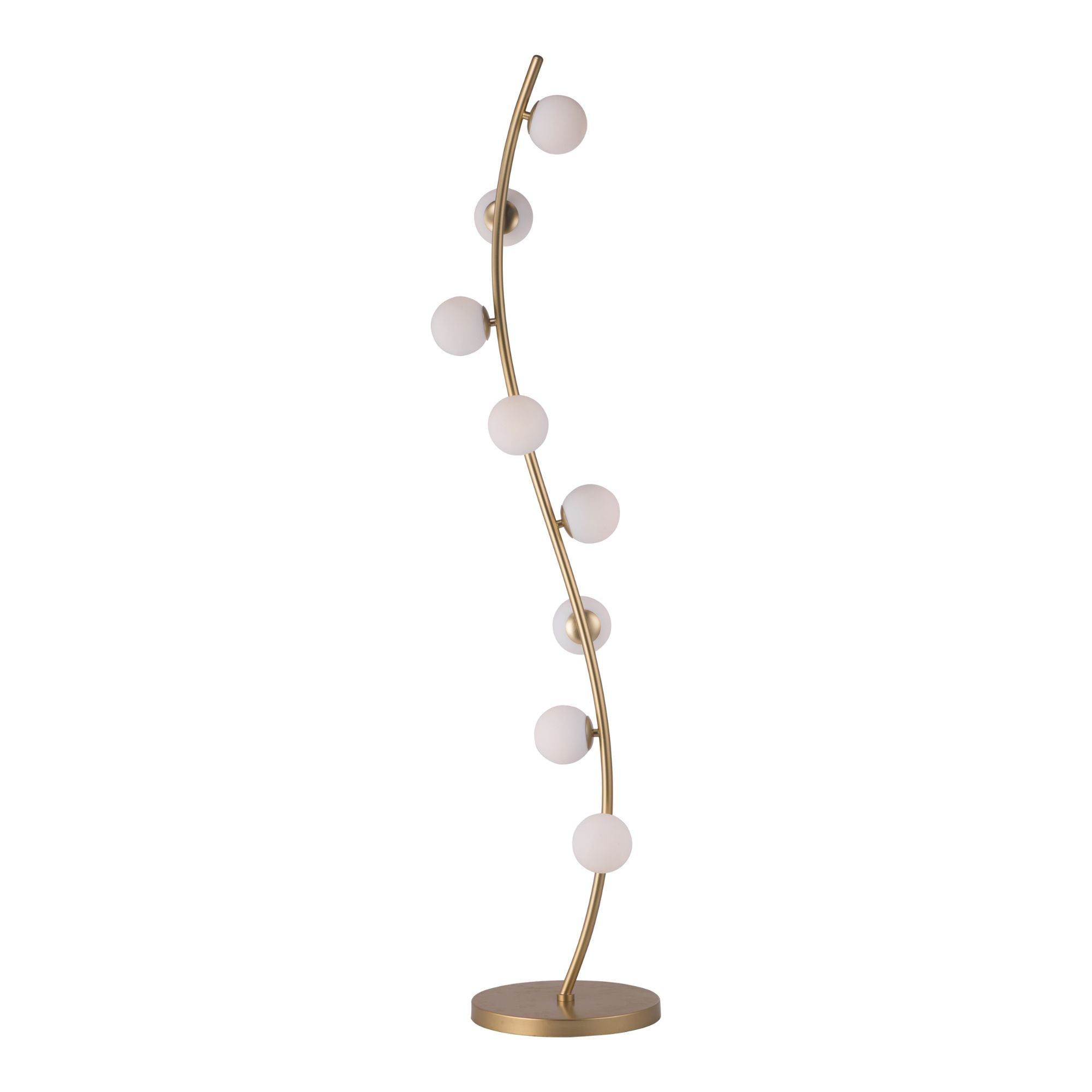 ET2 Lighting - Rover LED Floor Lamp, Metallic Gold Finish | Bees Lighting