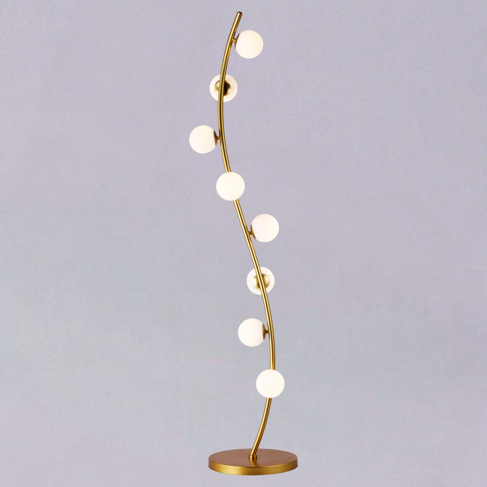 ET2 Lighting - Rover LED Floor Lamp, Metallic Gold Finish | Bees Lighting