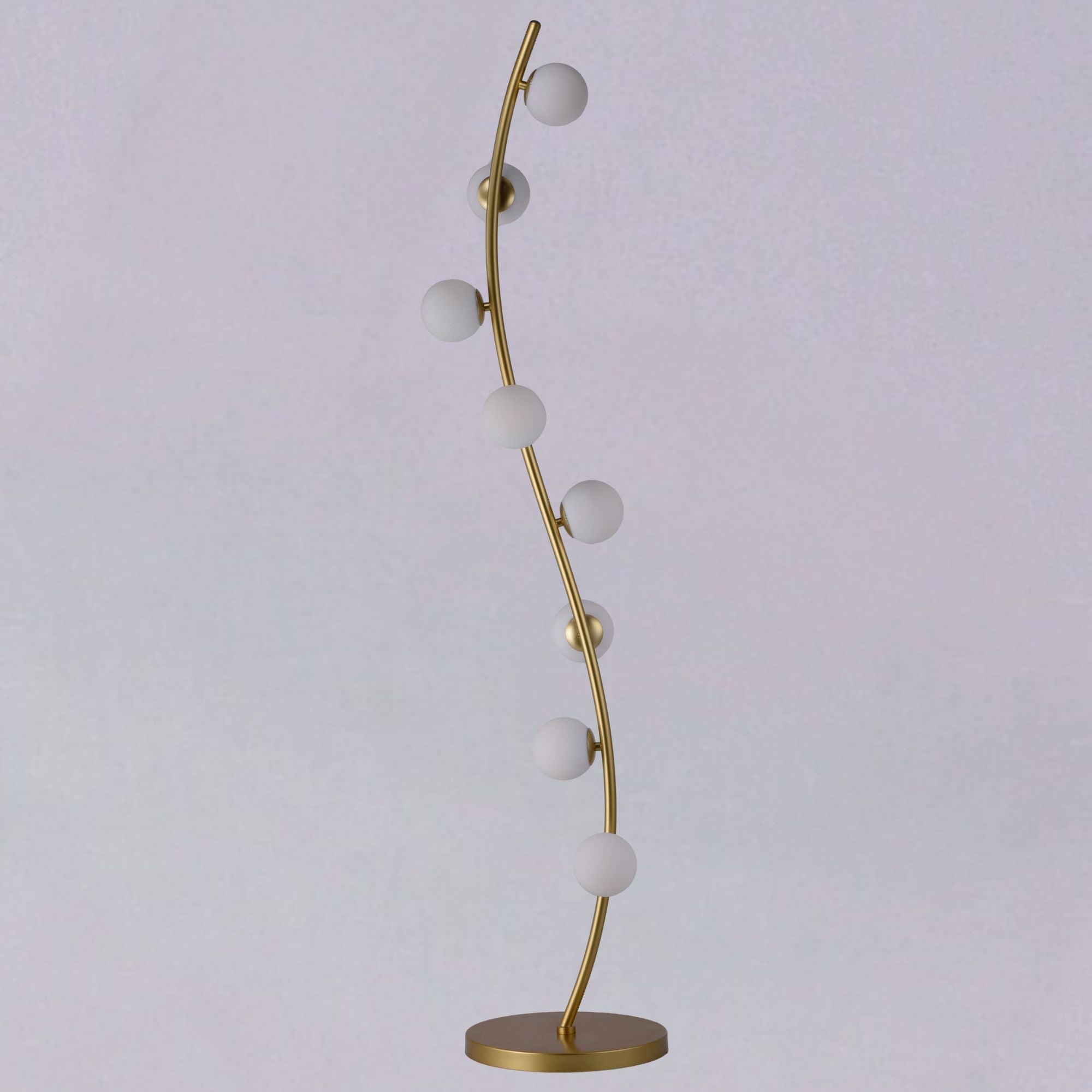 ET2 Lighting - Rover LED Floor Lamp, Metallic Gold Finish | Bees Lighting