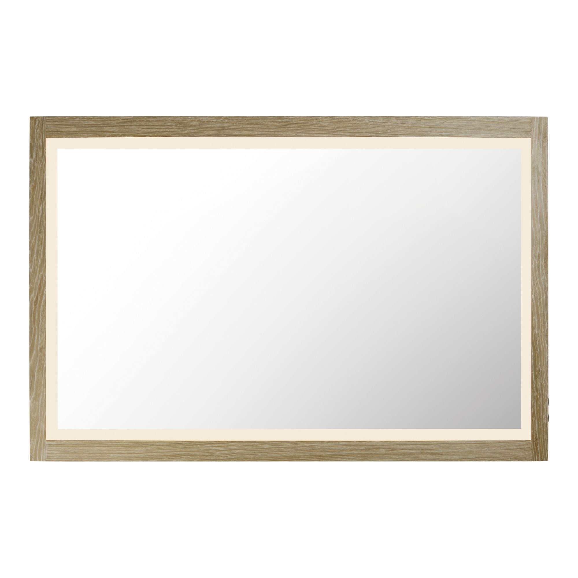 Sawyer 48" x 32" Oak Framed LED Mirror