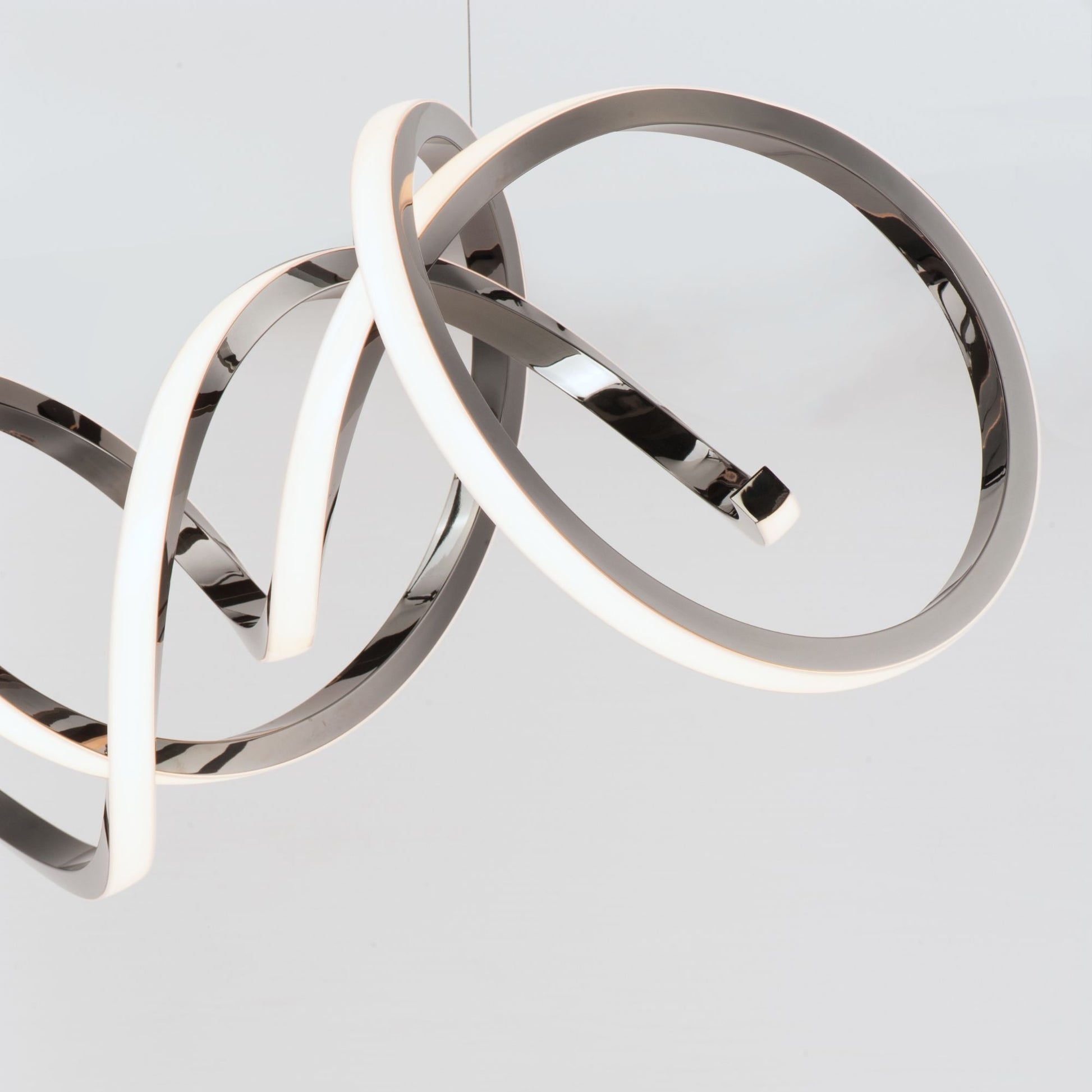 ET2 Lighting - Signature 38" Linear LED Pendant, Black Chrome Finish | Bees Lighting