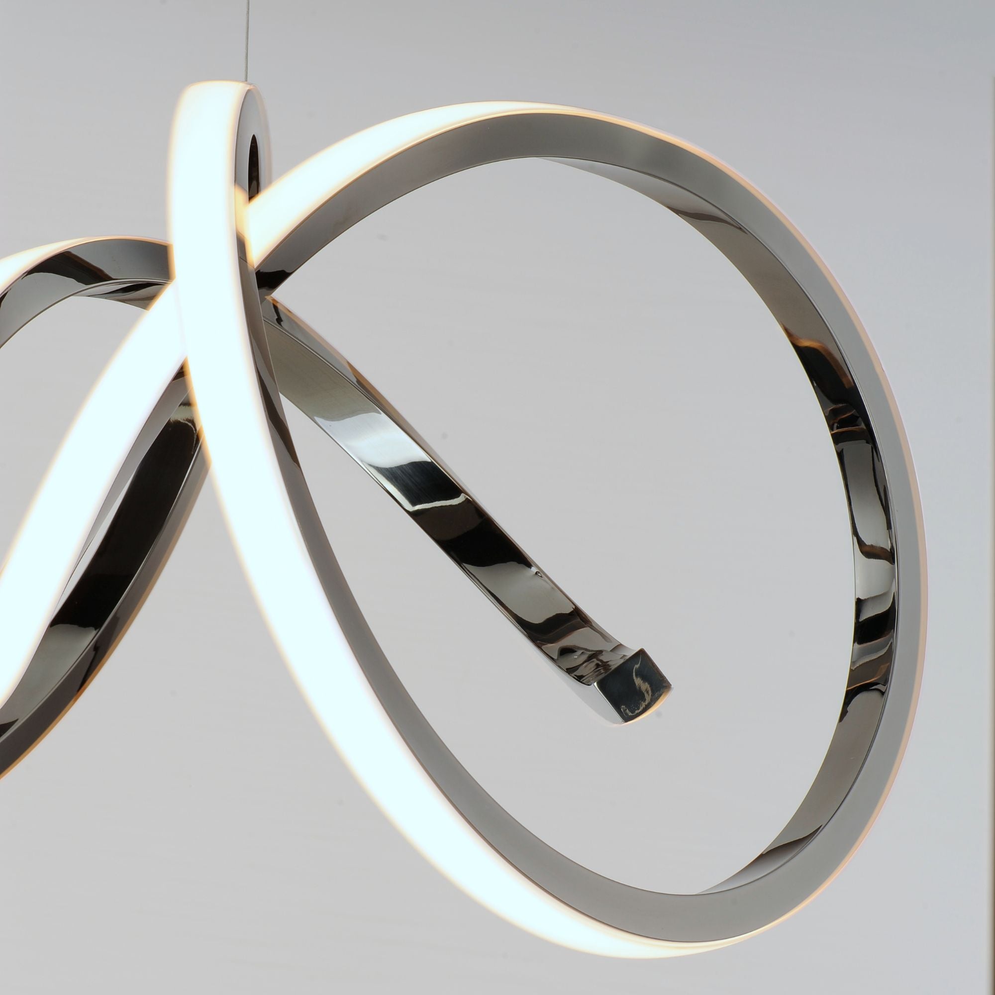 ET2 Lighting - Signature 38" Linear LED Pendant, Black Chrome Finish | Bees Lighting