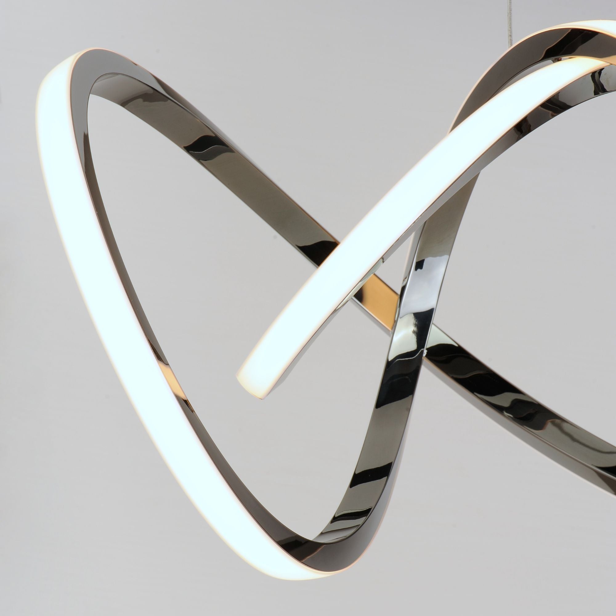 ET2 Lighting - Signature 38" Linear LED Pendant, Black Chrome Finish | Bees Lighting