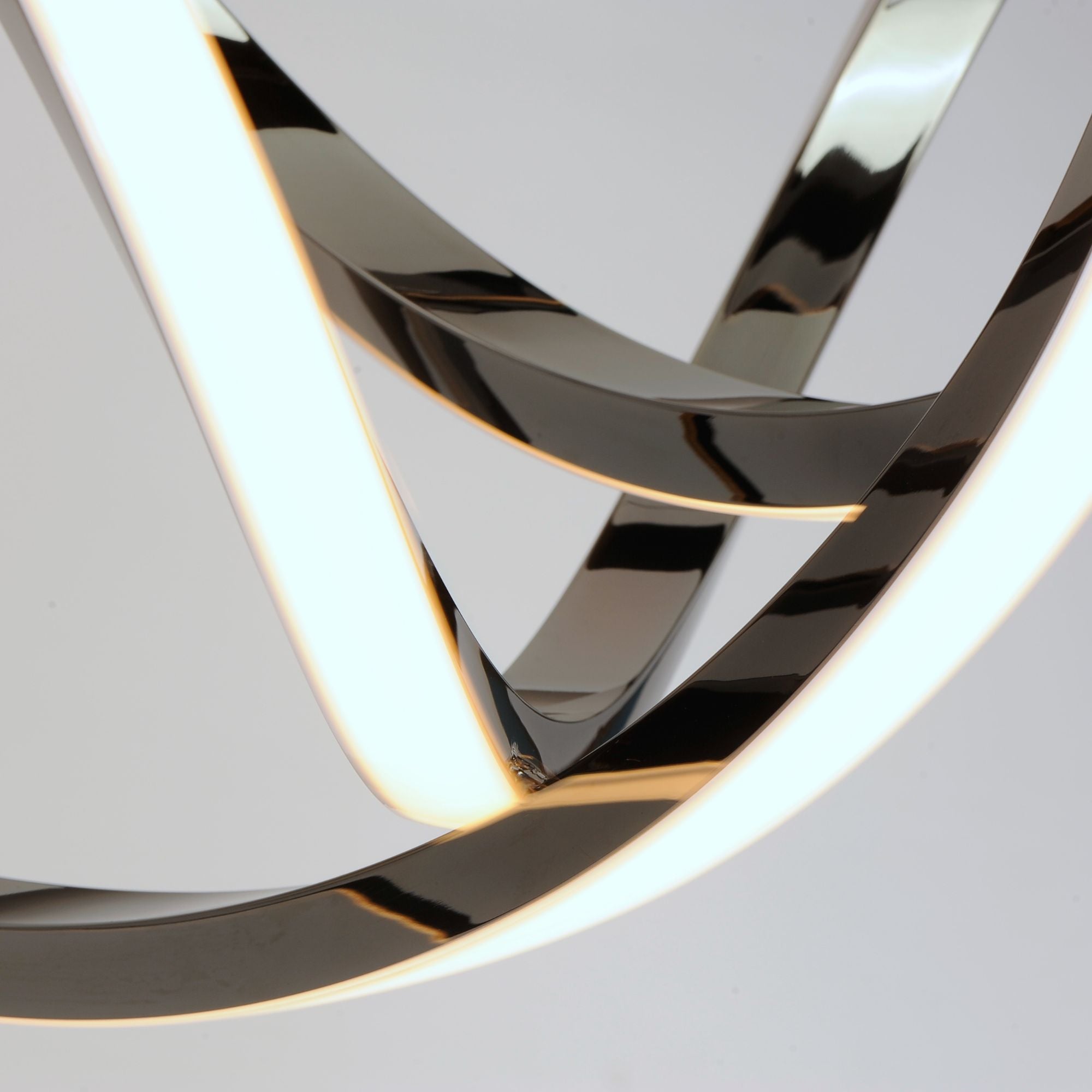 ET2 Lighting - Signature 38" Linear LED Pendant, Black Chrome Finish | Bees Lighting