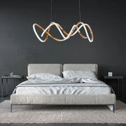 ET2 Lighting - Signature 38" Linear LED Pendant, Brushed Champagne Finish | Bees Lighting