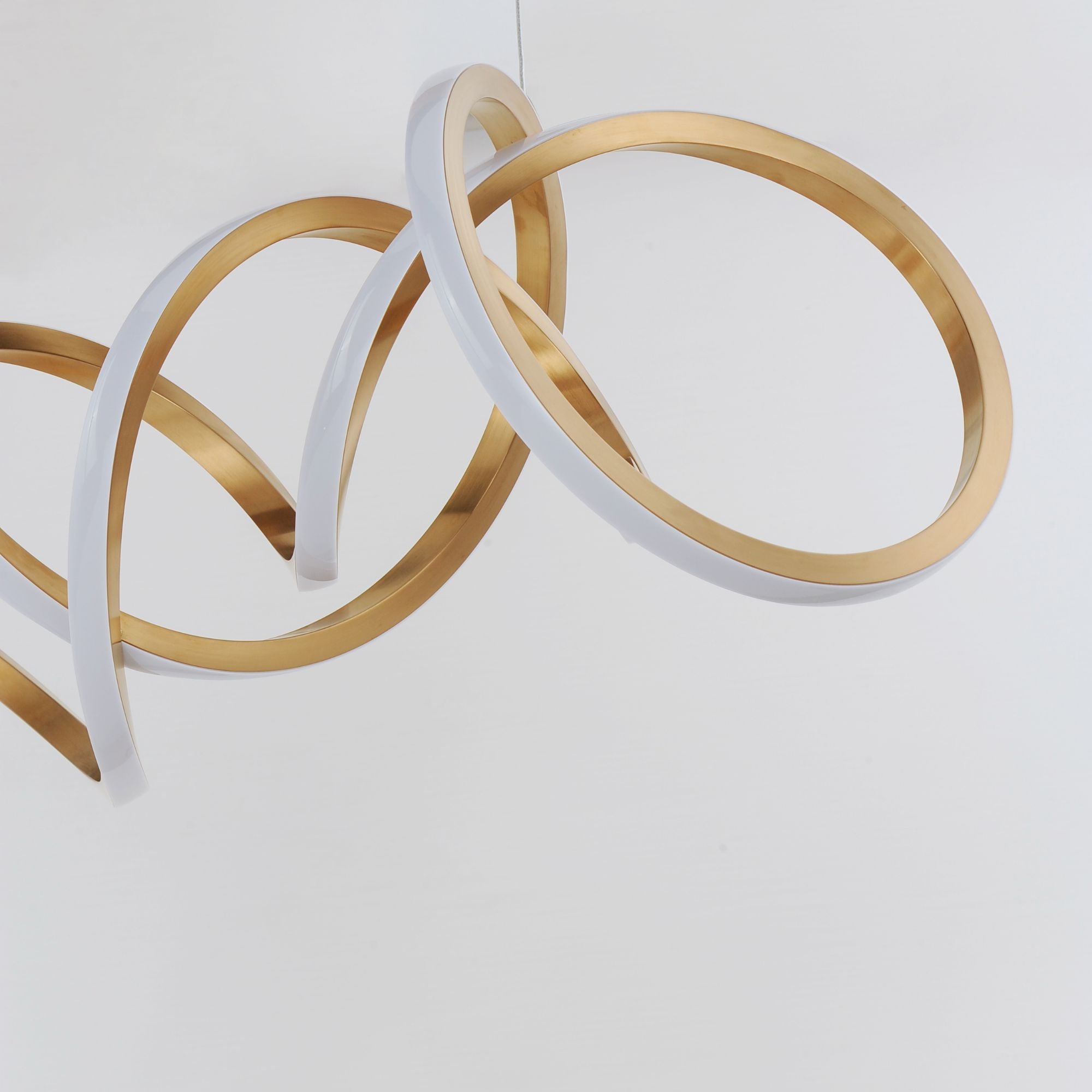 ET2 Lighting - Signature 38" Linear LED Pendant, Brushed Champagne Finish | Bees Lighting