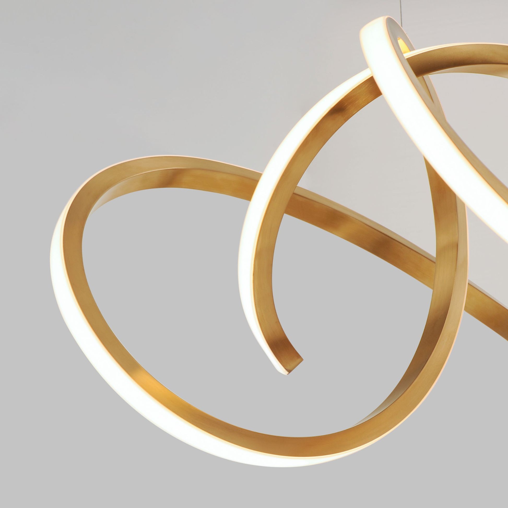 ET2 Lighting - Signature 38" Linear LED Pendant, Brushed Champagne Finish | Bees Lighting