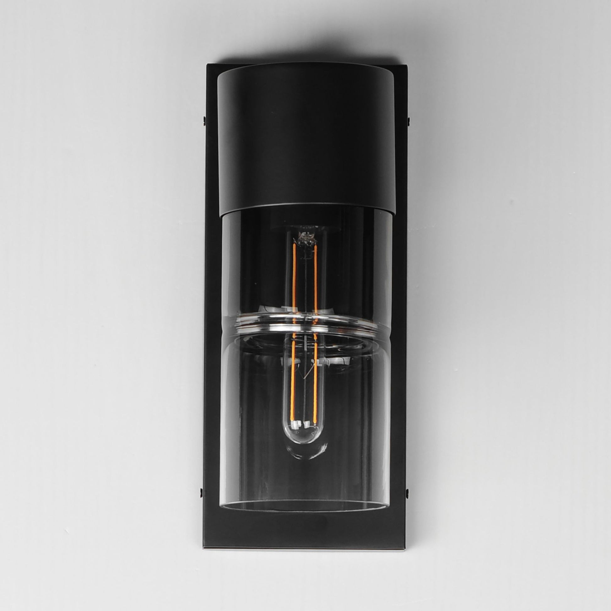 ET2 Lighting - Smokestack 14" Small LED Outdoor Wall Sconce, Black Finish | Bees Lighting