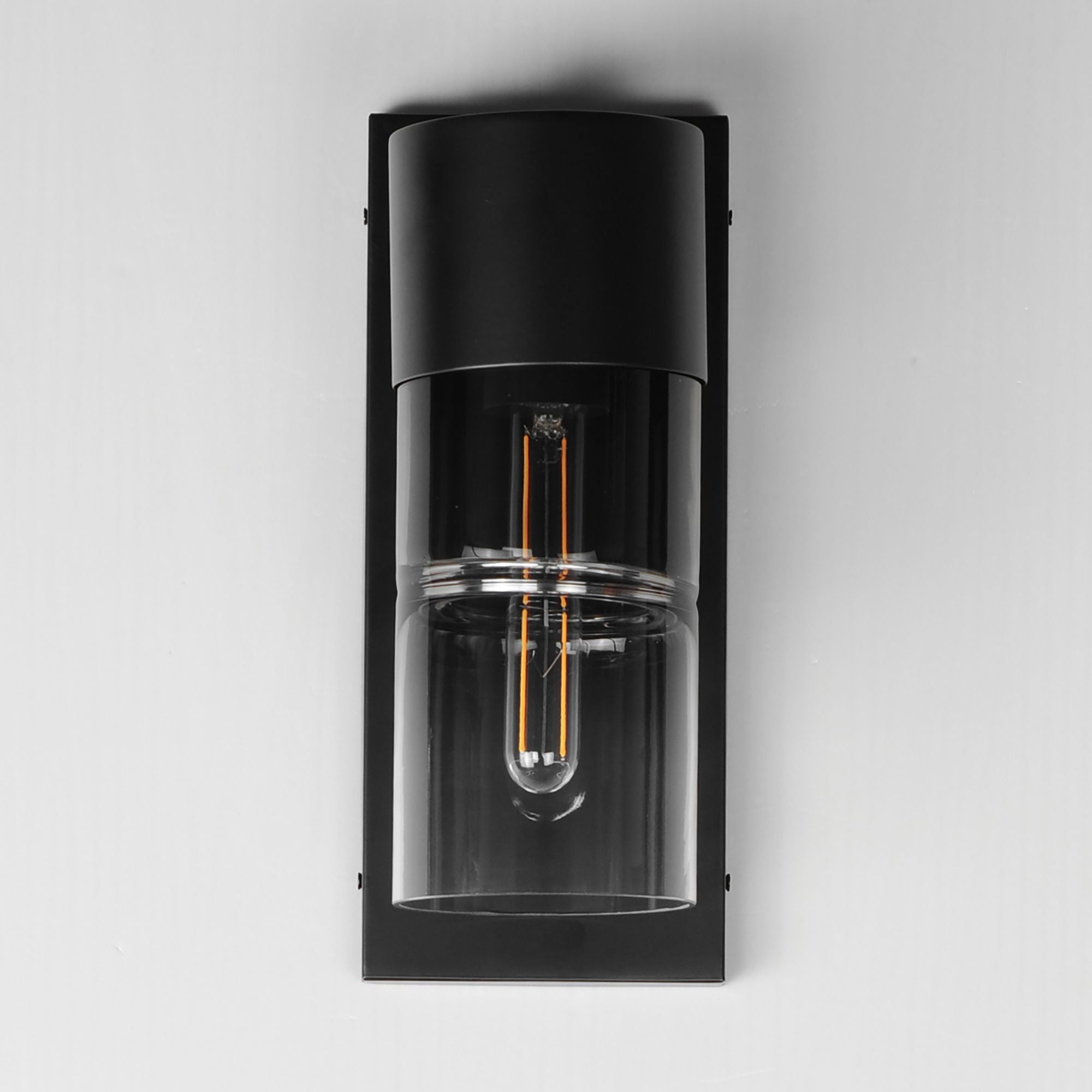 ET2 Lighting - Smokestack 14" Small LED Outdoor Wall Sconce, Black Finish | Bees Lighting