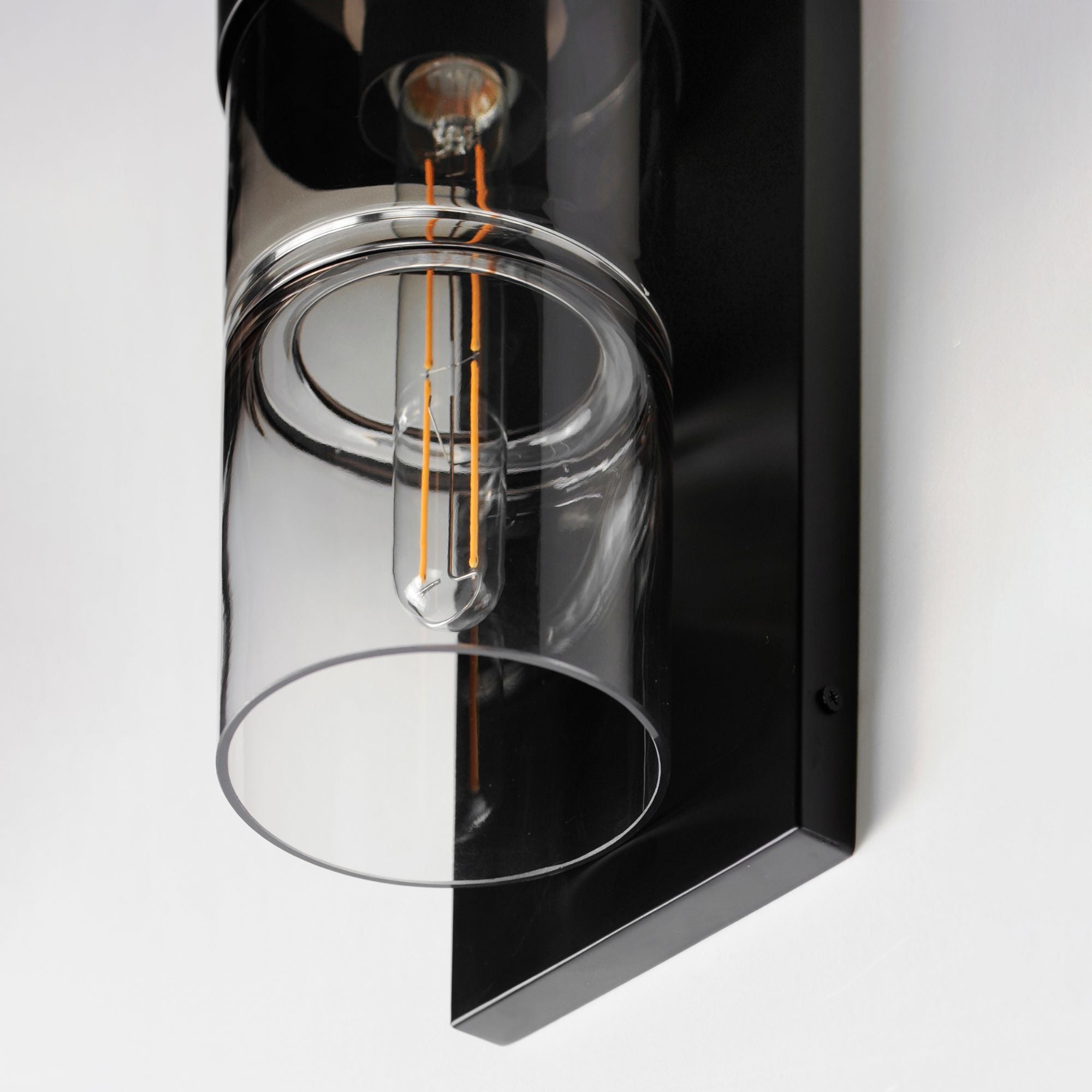 ET2 Lighting - Smokestack 14" Small LED Outdoor Wall Sconce, Black Finish | Bees Lighting