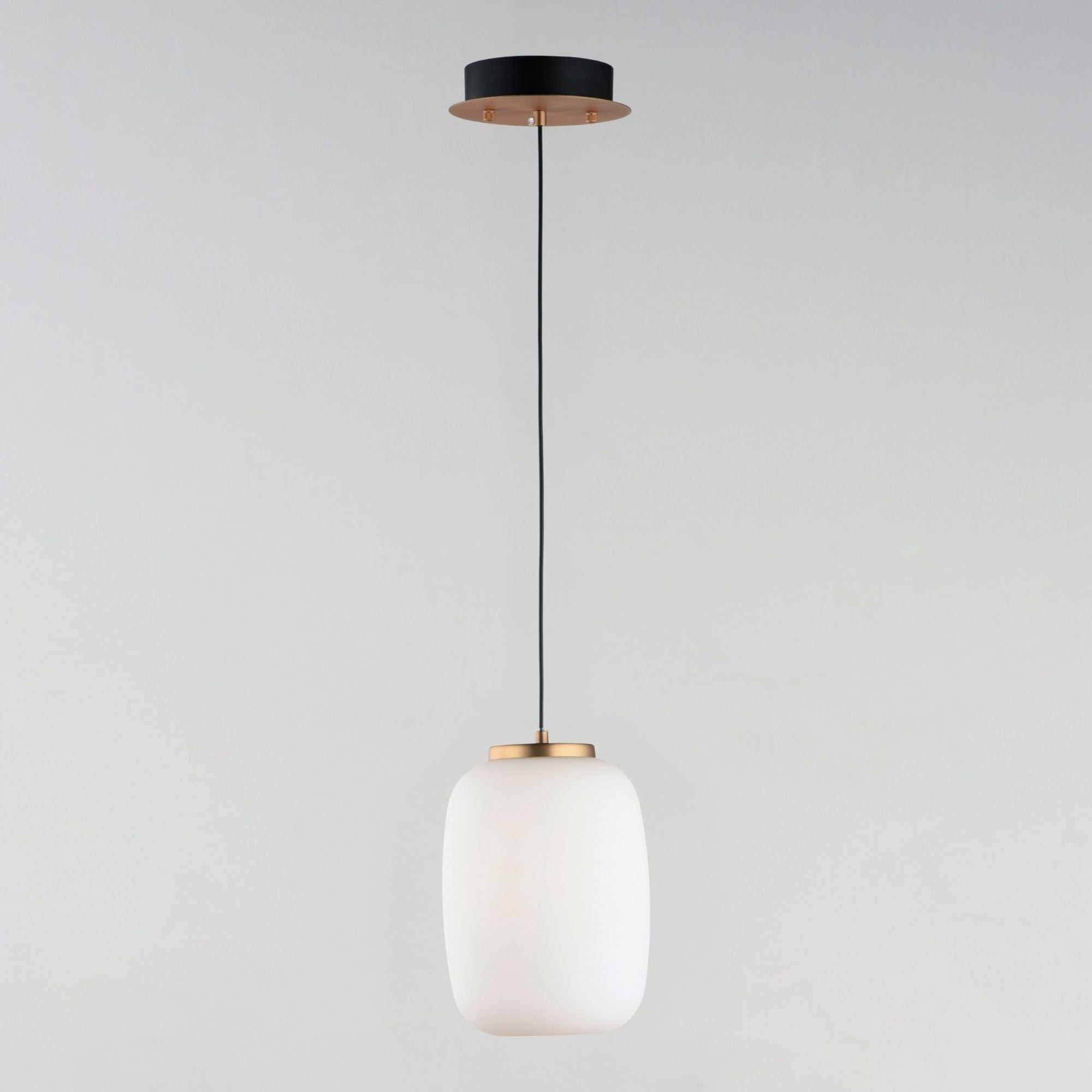 ET2 Lighting - Soji 11" LED Pendant, Black & Gold Finish | Bees Lighting