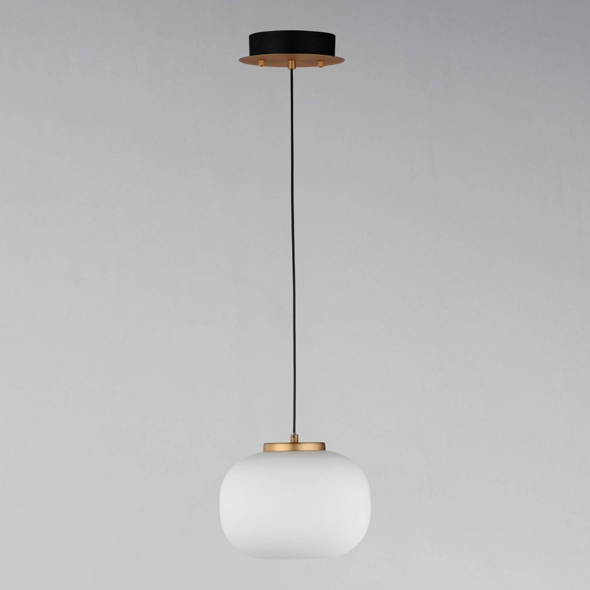 ET2 Lighting - Soji 8" LED Pendant, Black & Gold Finish | Bees Lighting